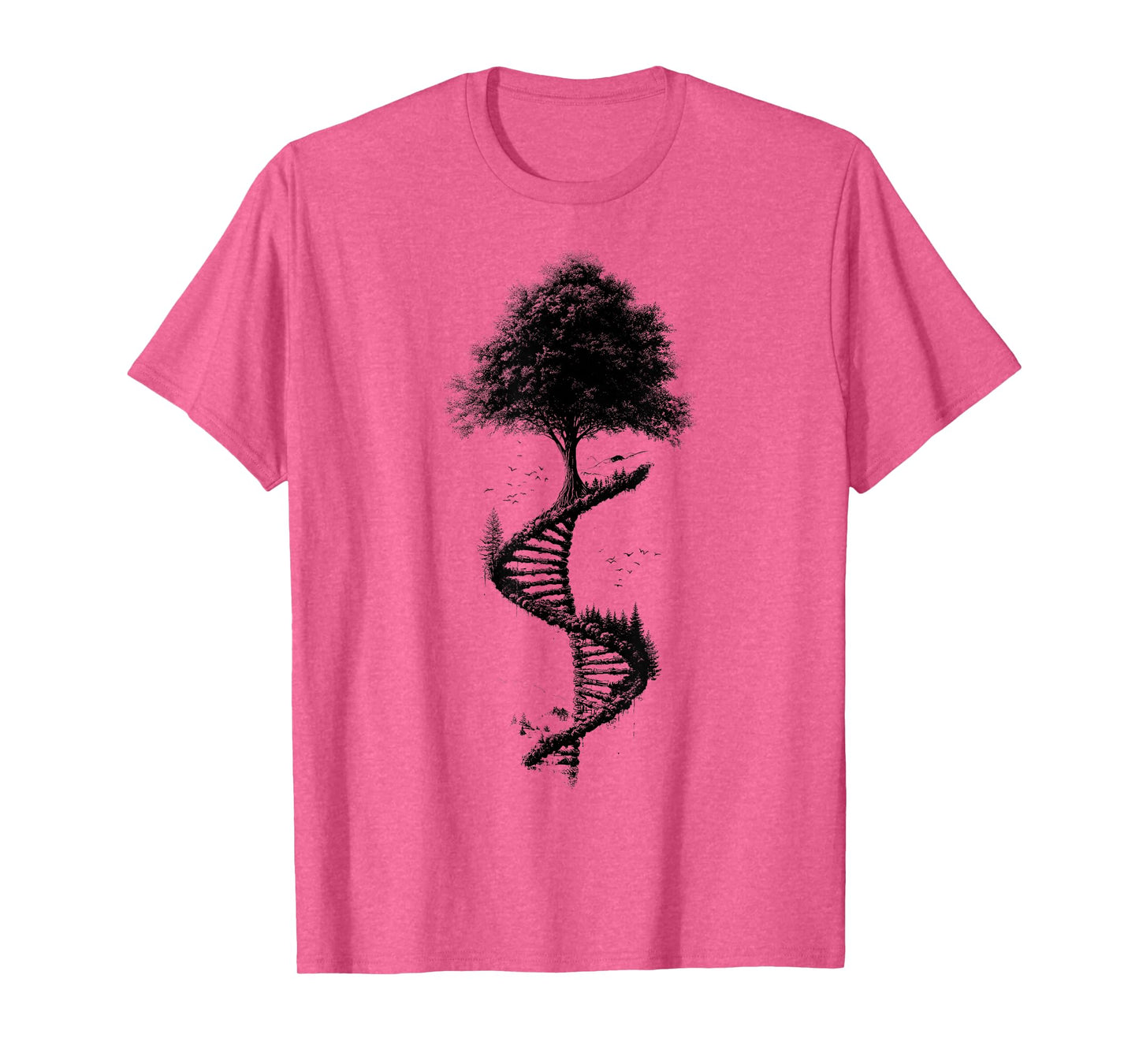Tree DNA Nature Symbolic Artistic Surreal Graphic T-Shirt