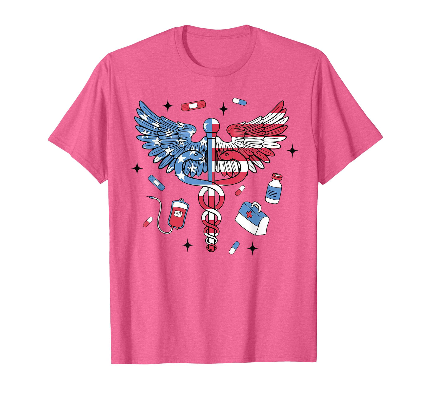 Emergency Department Patriotic ER Nurse 4th Of July T-Shirt