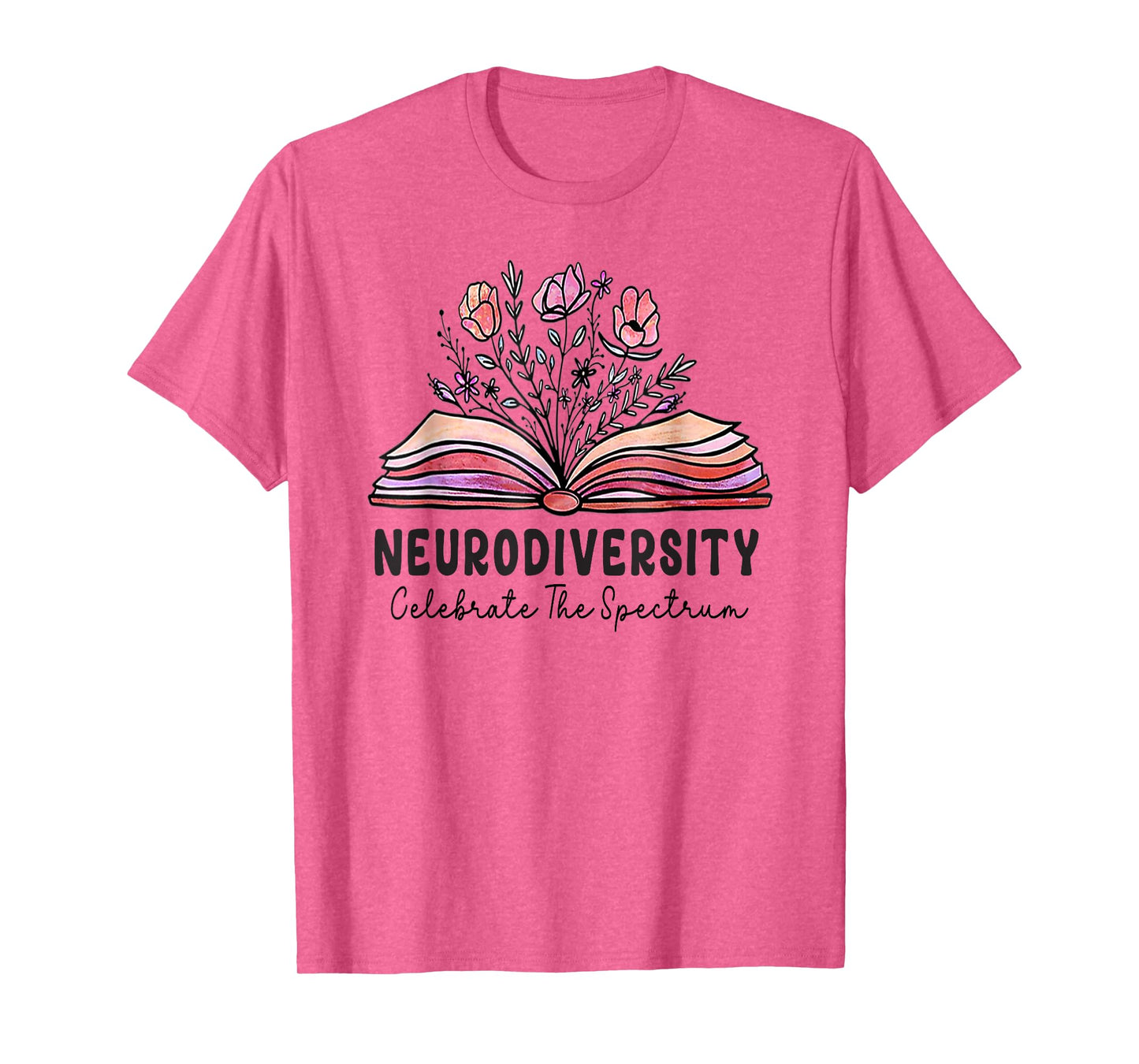 Neurodiversity celebrate the spectrum Brain Autism Awareness T-Shirt
