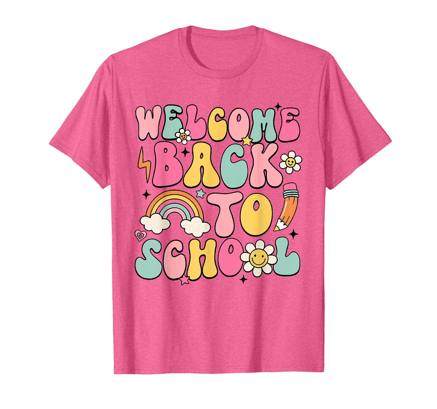 Retro Welcome Back to School Teacher Appreciation Boys Girls T-Shirt