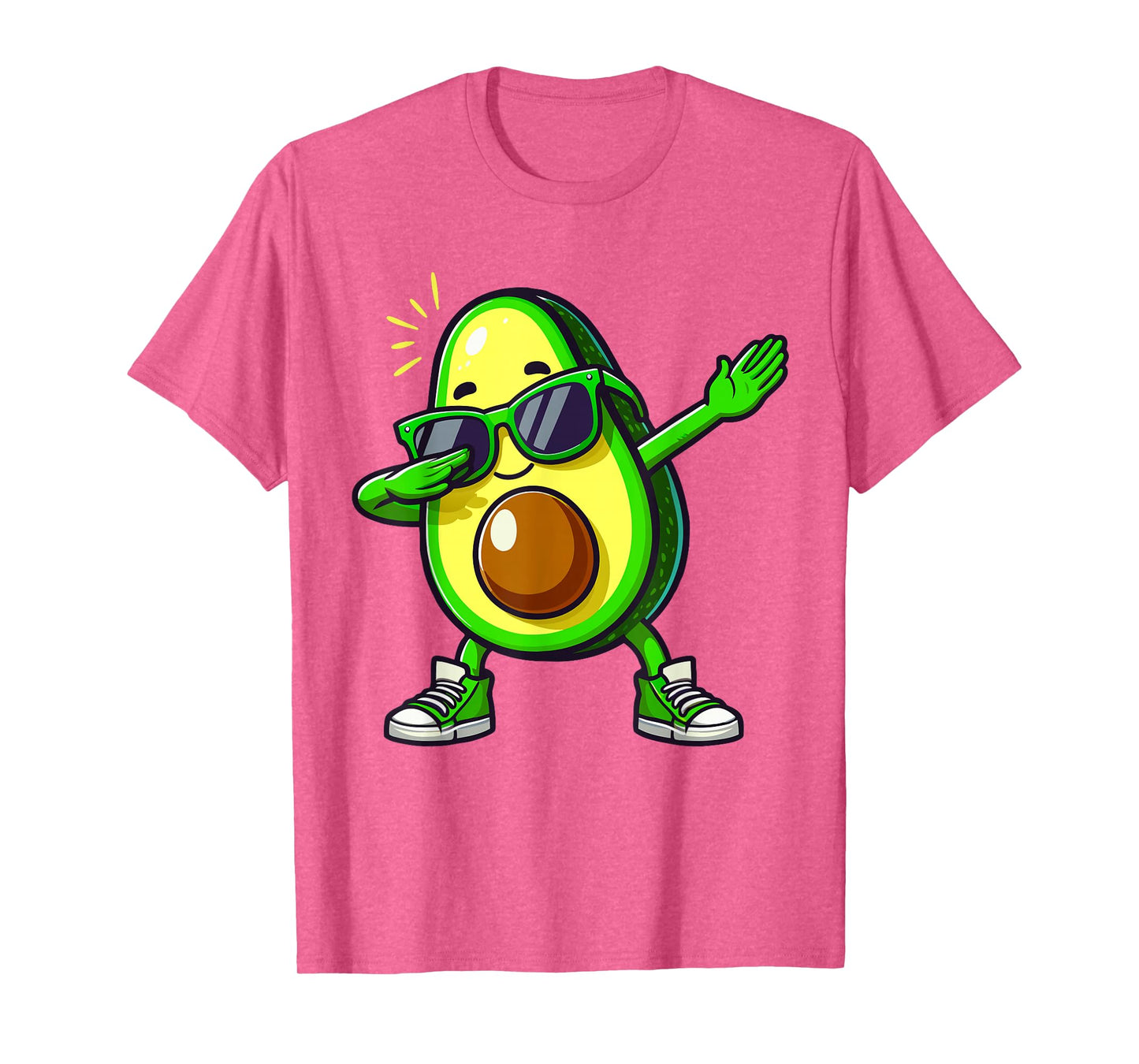 Funny Dabbing Avocado Kids Women Men Avocado T-Shirt