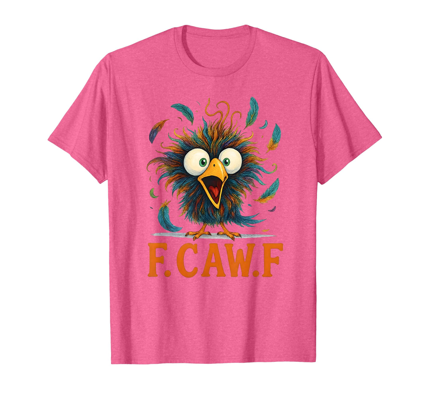 F-Caw-F Black Crow Black Bird Funny Crow F-Caw-F T-Shirt