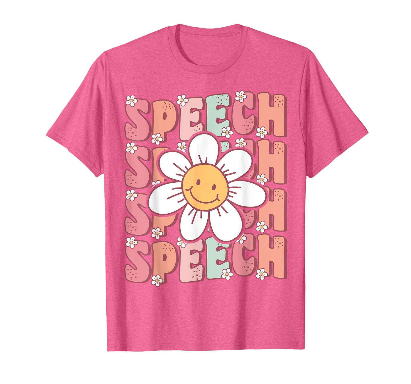 Groovy Retro Speech Language Pathologist Speech Therapist T-Shirt
