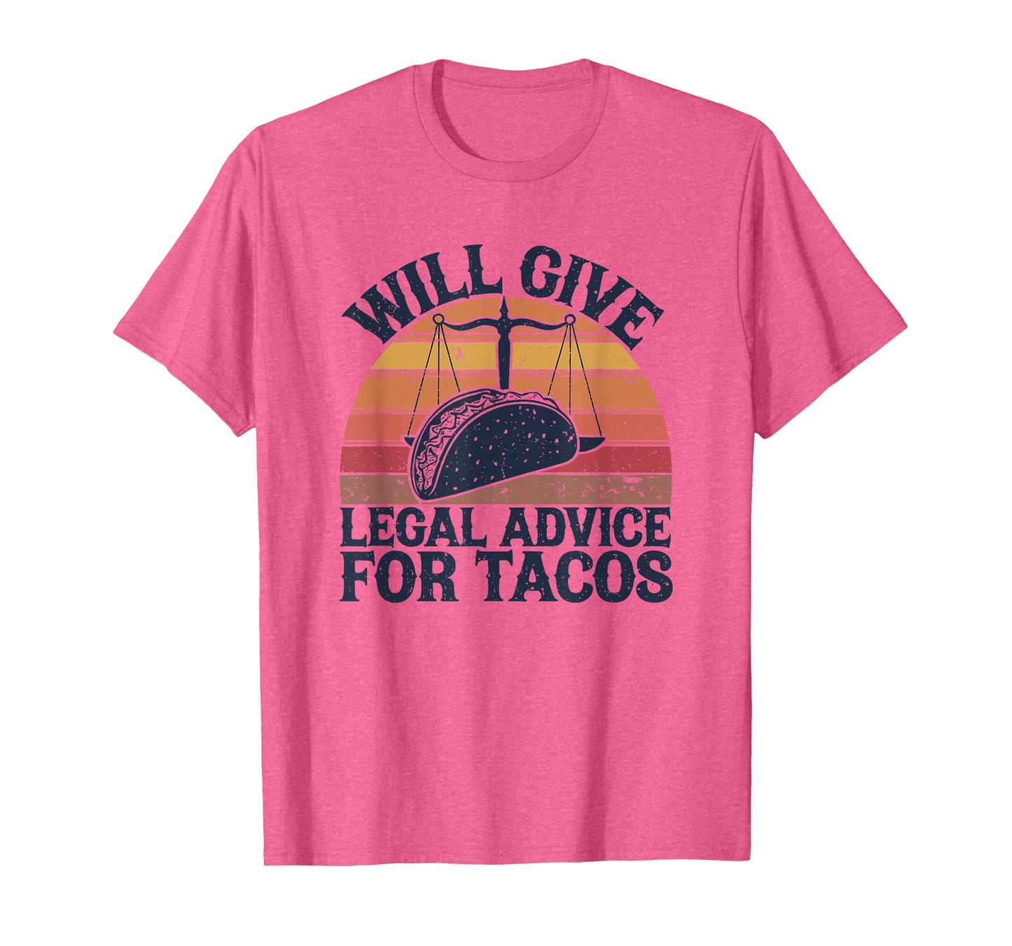 Paralegal Taco Meme Court Humor Retro Vintage T-Shirt