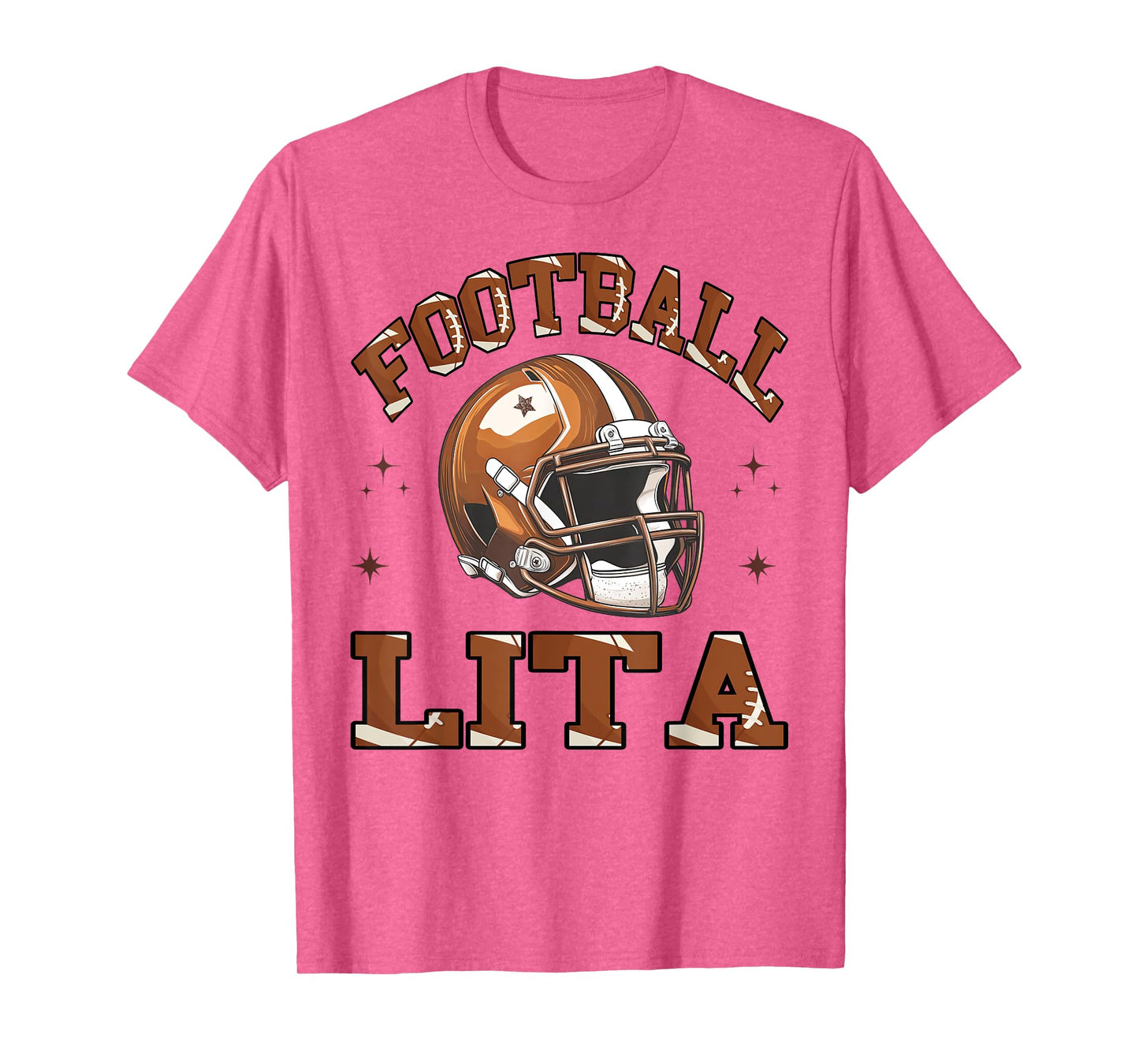 Football Lita Retro American Football Coquette T-Shirt