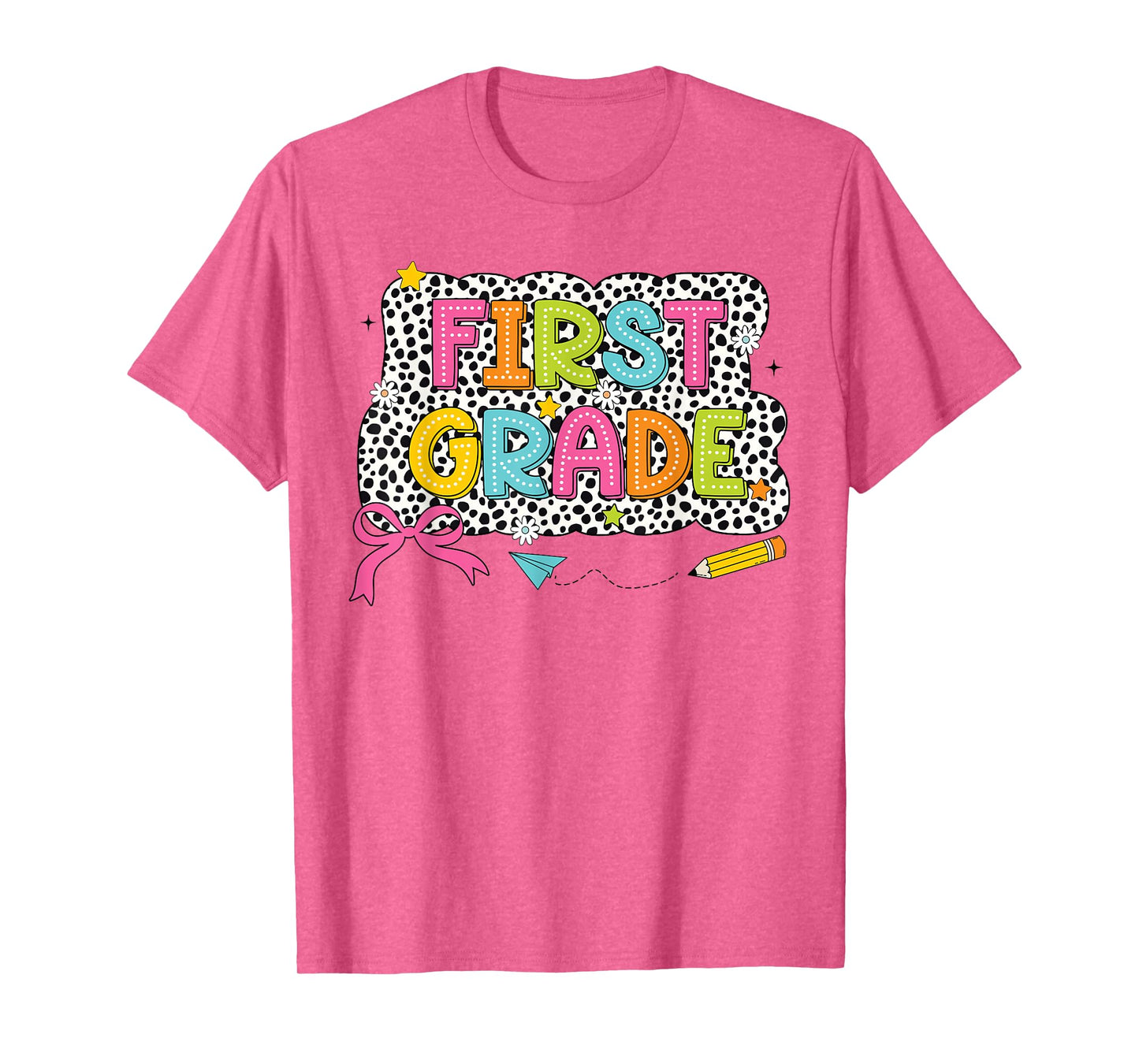 First Grade Back To School 1st Grade Girls Kids Teachers T-Shirt