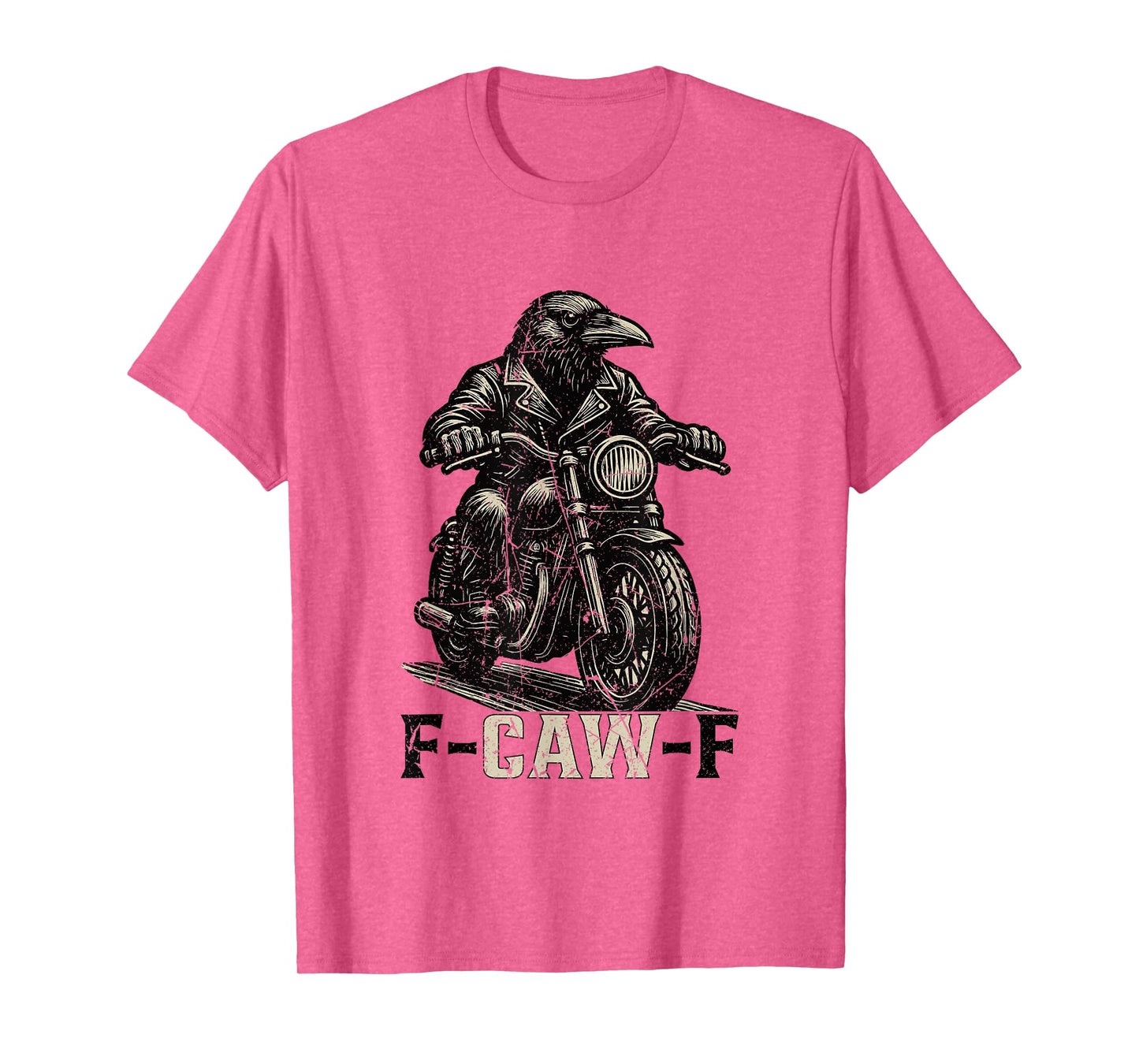 F-Caw-F Crow Gothic Motorcycle Halloween T-Shirt T-Shirt