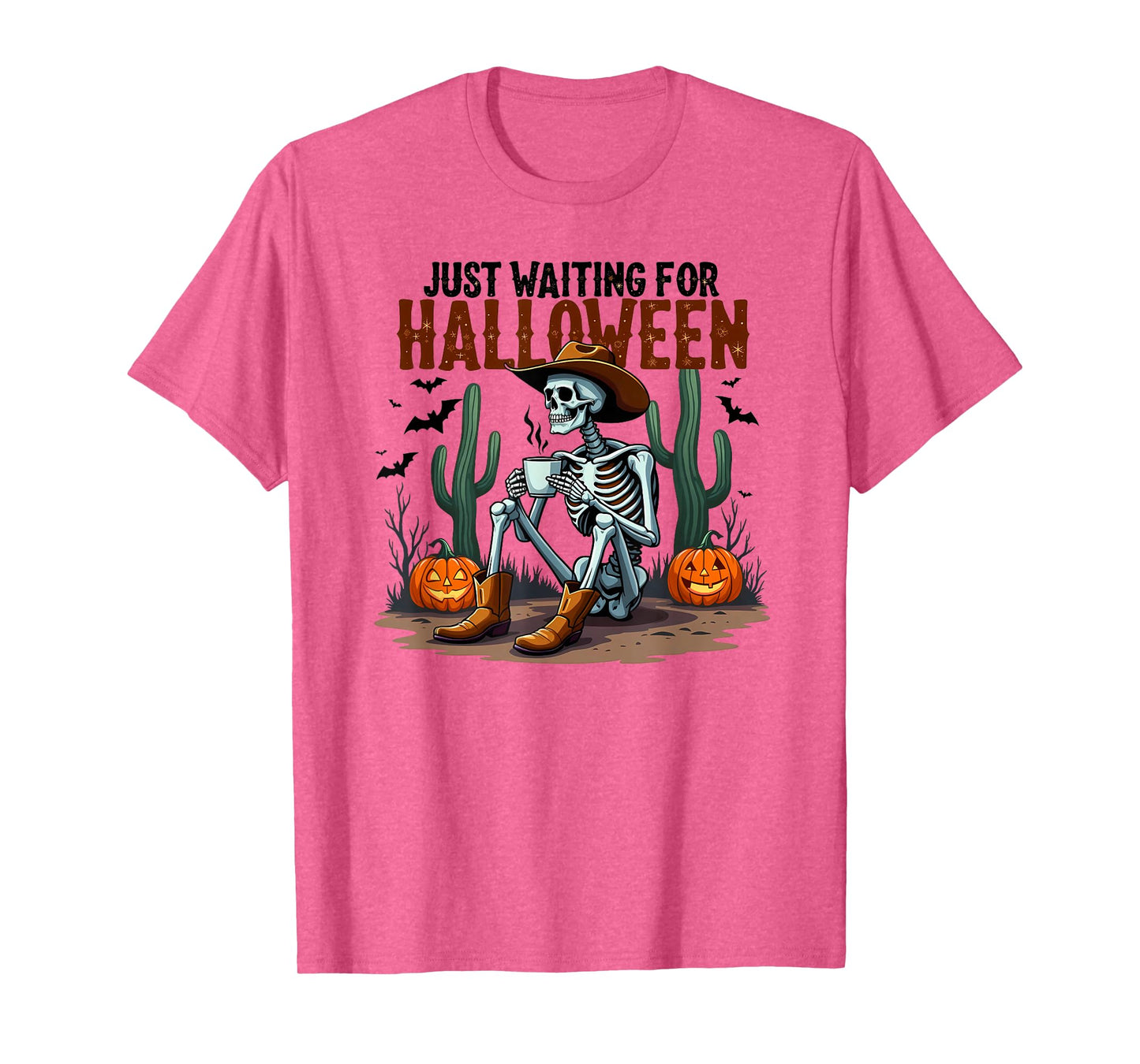 Spooky Skeleton Just Waiting for Halloween T-Shirt