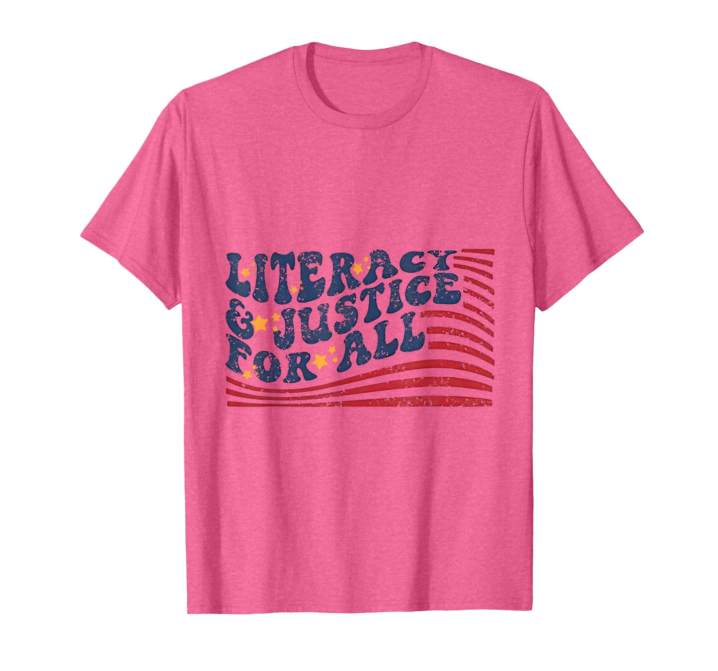 Literacy Justice For All Teacher T-Shirt