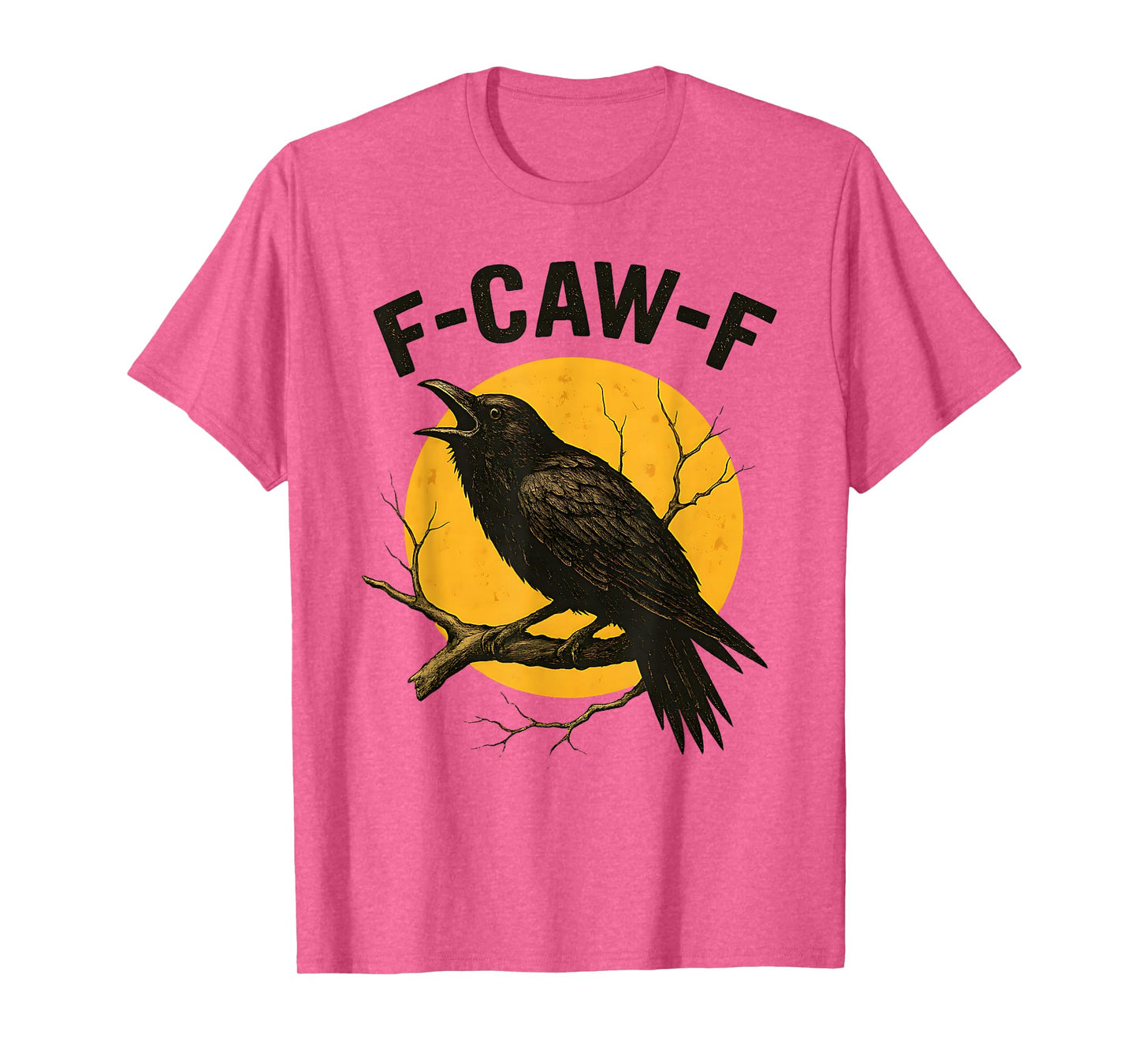 Funny Crow F-Caw-F Halloween T-Shirt