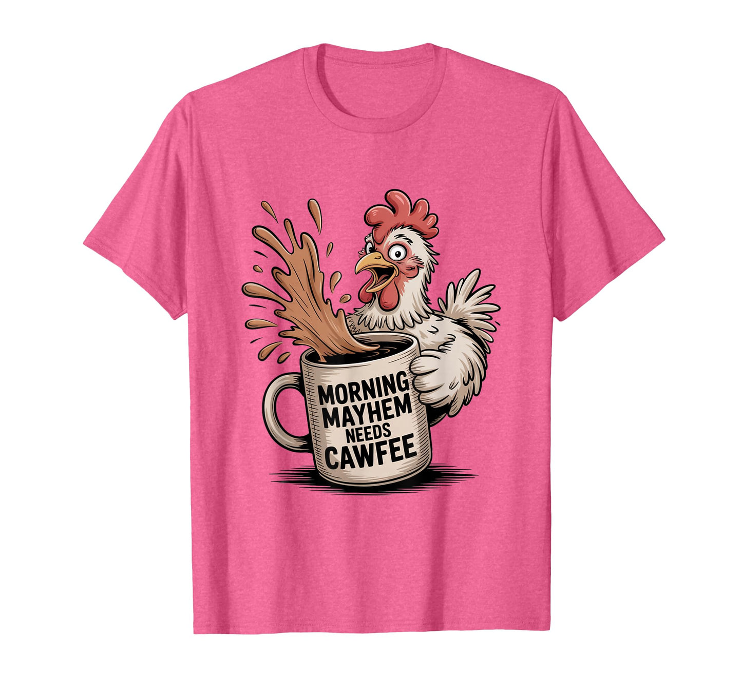 Funny Coffee Lover F-CAW-F Cawfee T-Shirt