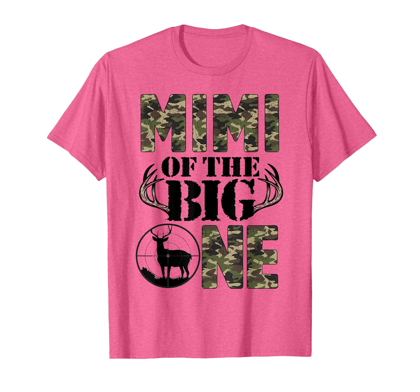 Mimi of The Big One Birthday Boy Deer Hunter Camouflage T-Shirt