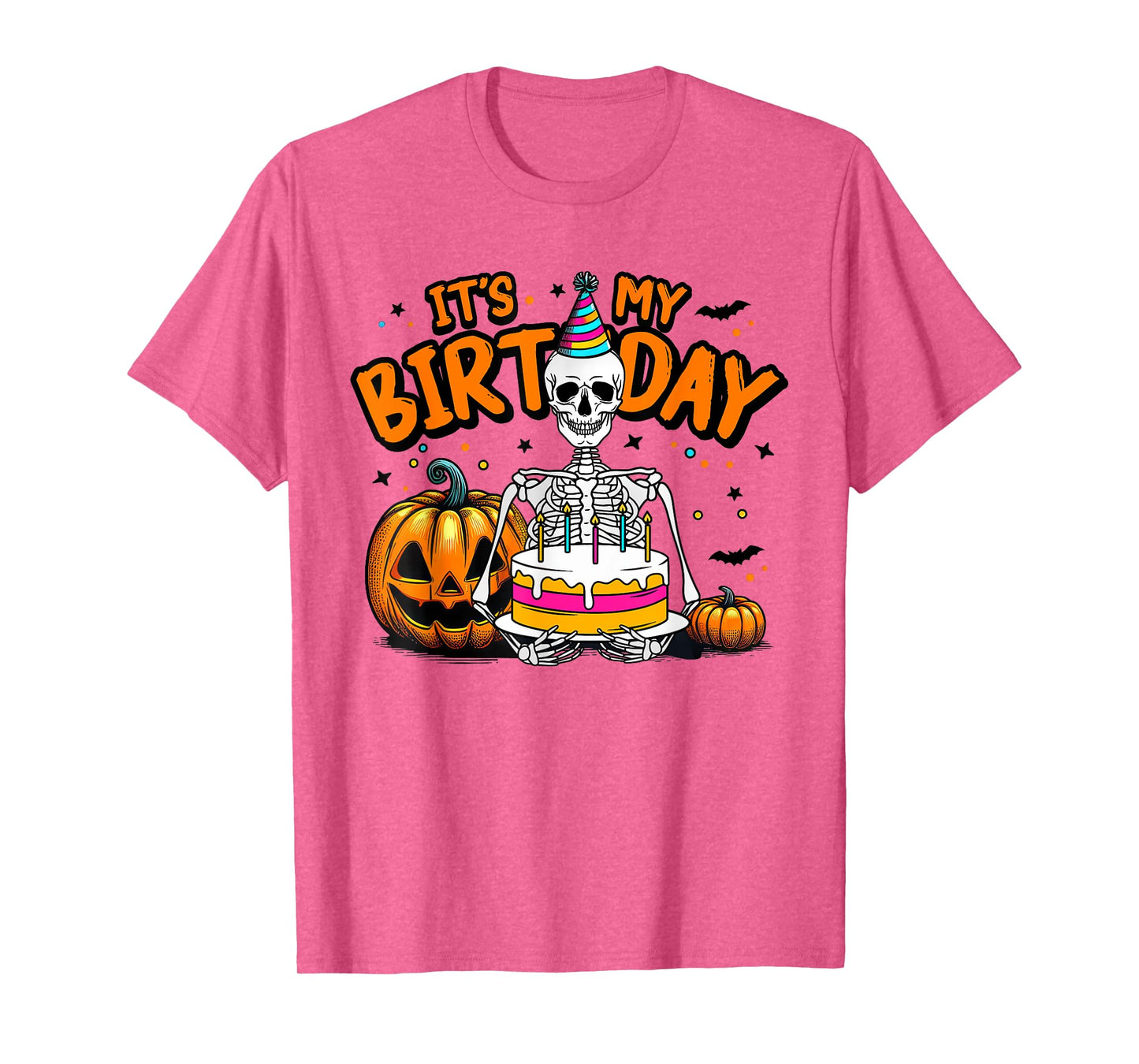 It's My Birthday Skeleton Happy Halloween Birthday Party T-Shirt