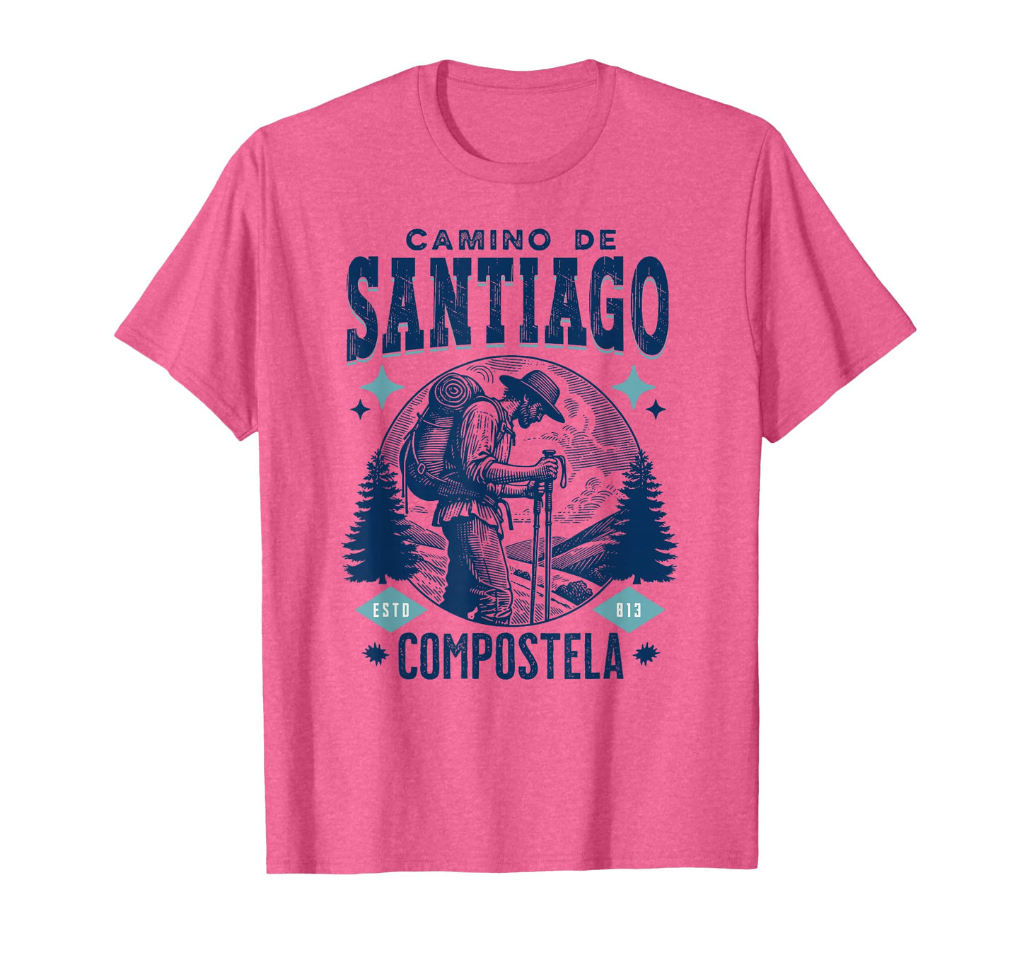 Camino de Santiago Compostela Travel, Spiritual Experience T-Shirt