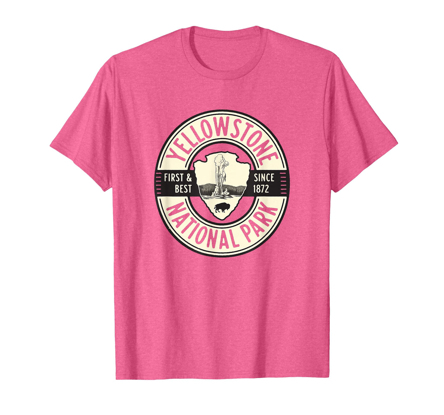 Yellowstone National Park Old Faithful Graphic T-Shirt