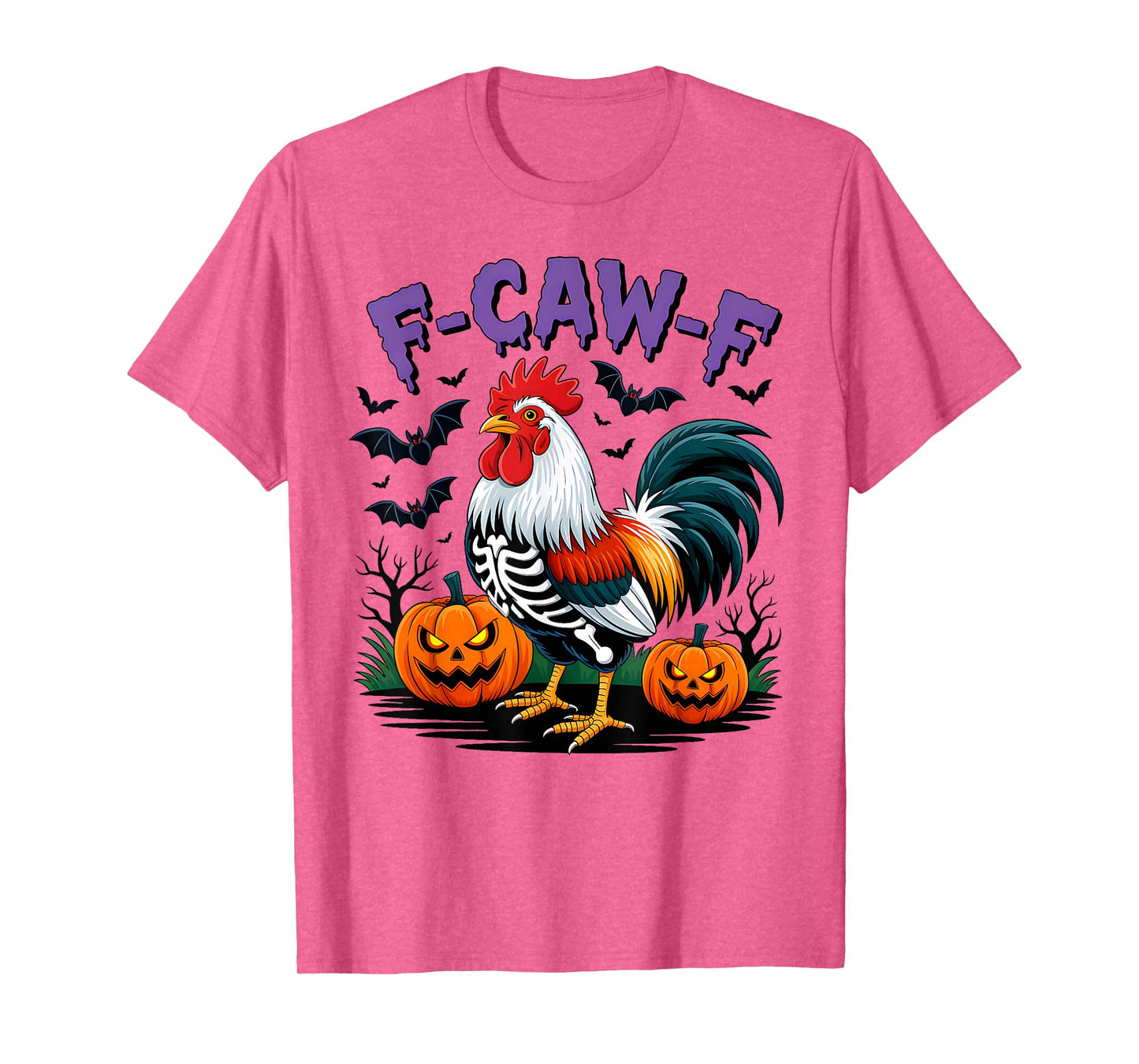 F-Caw-F Funny Quote Rooster Meme Chicken Halloween Costume T-Shirt