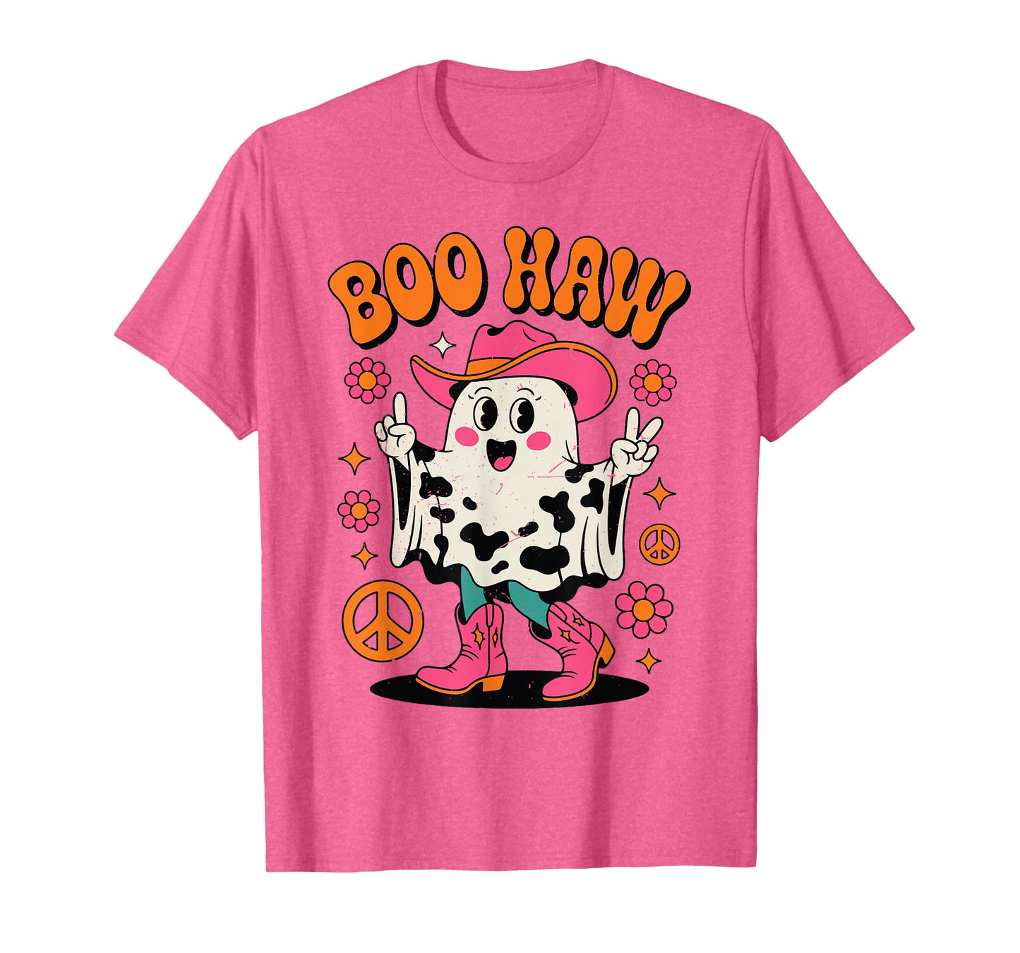 Boo-Haw Cowgirl Ghost Cute Halloween-Shirt Teen Girl Toddler T-Shirt