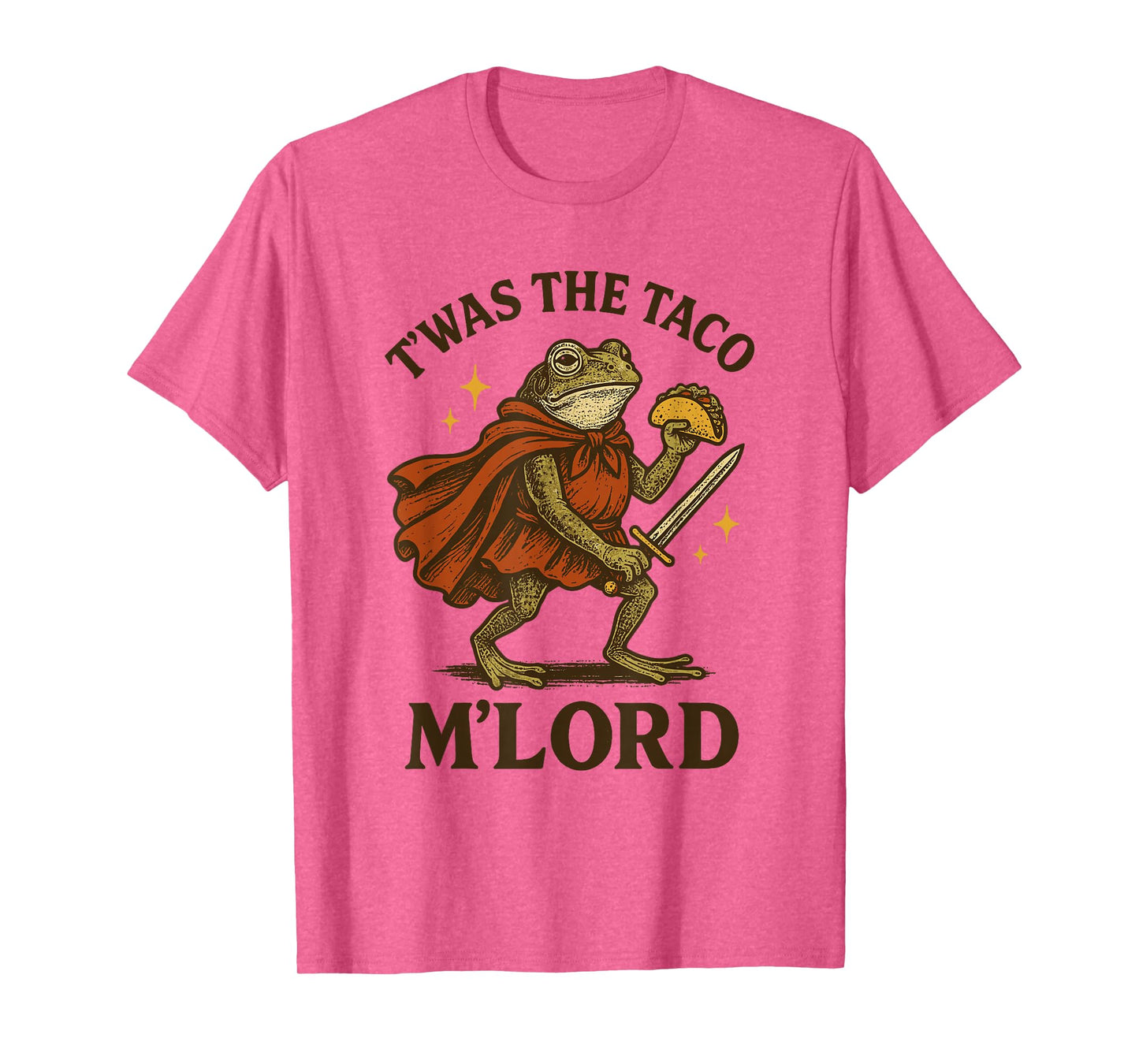 Funny Meme TWAS The Taco M Lord Frog Graphic Tee Kids T-Shirt