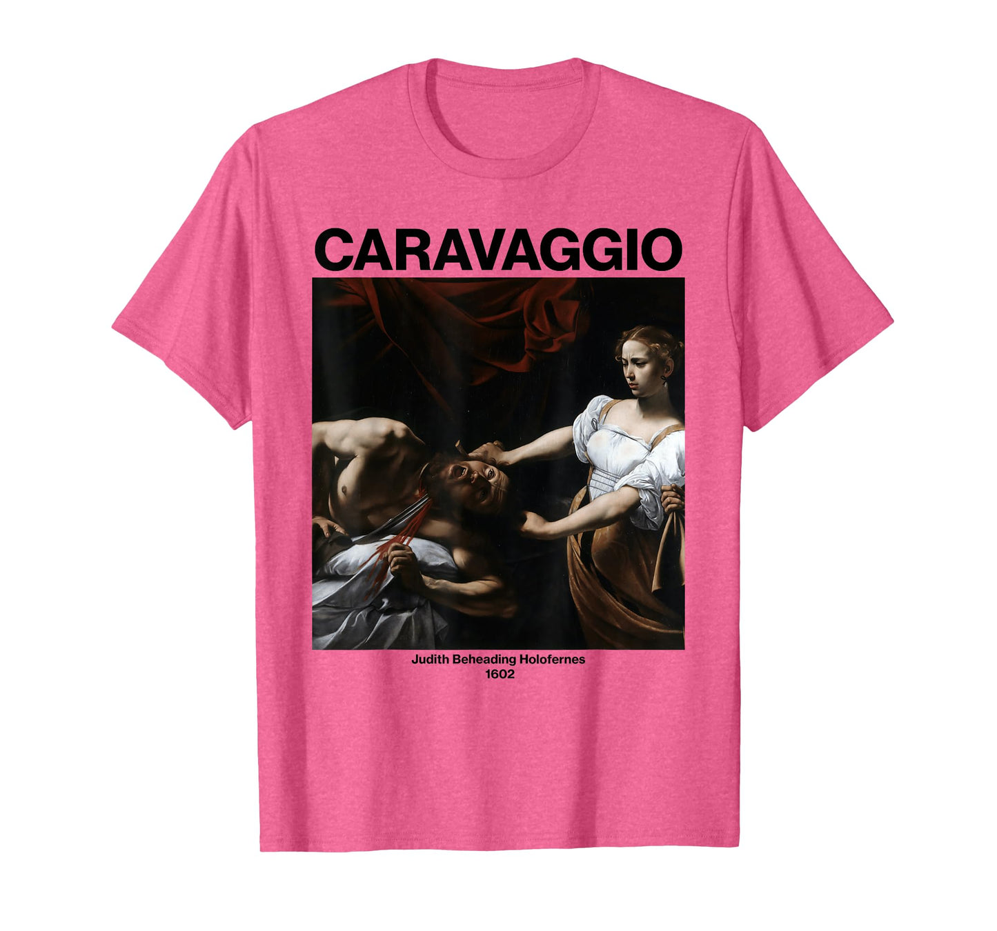 Fine Arts Bottega Caravaggio Judith and Holofernes | Famous Painting T-Shirt