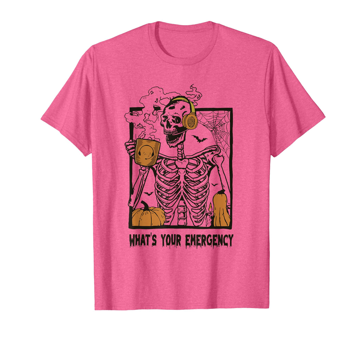 What's Your Emergency Halloween Skeleton 911 Dispatcher T-Shirt