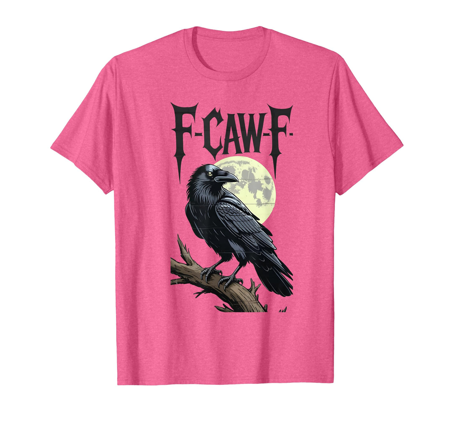 F-Caw-f Crow Retro T-Shirt