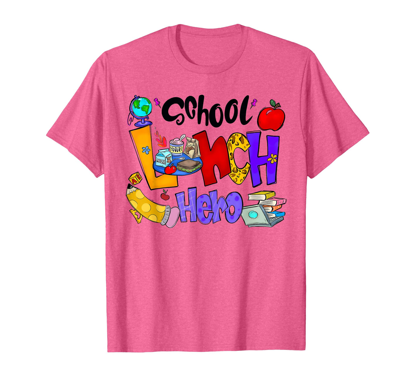 School Lunch Hero Cafeteria Squad Workers Back To School T-Shirt