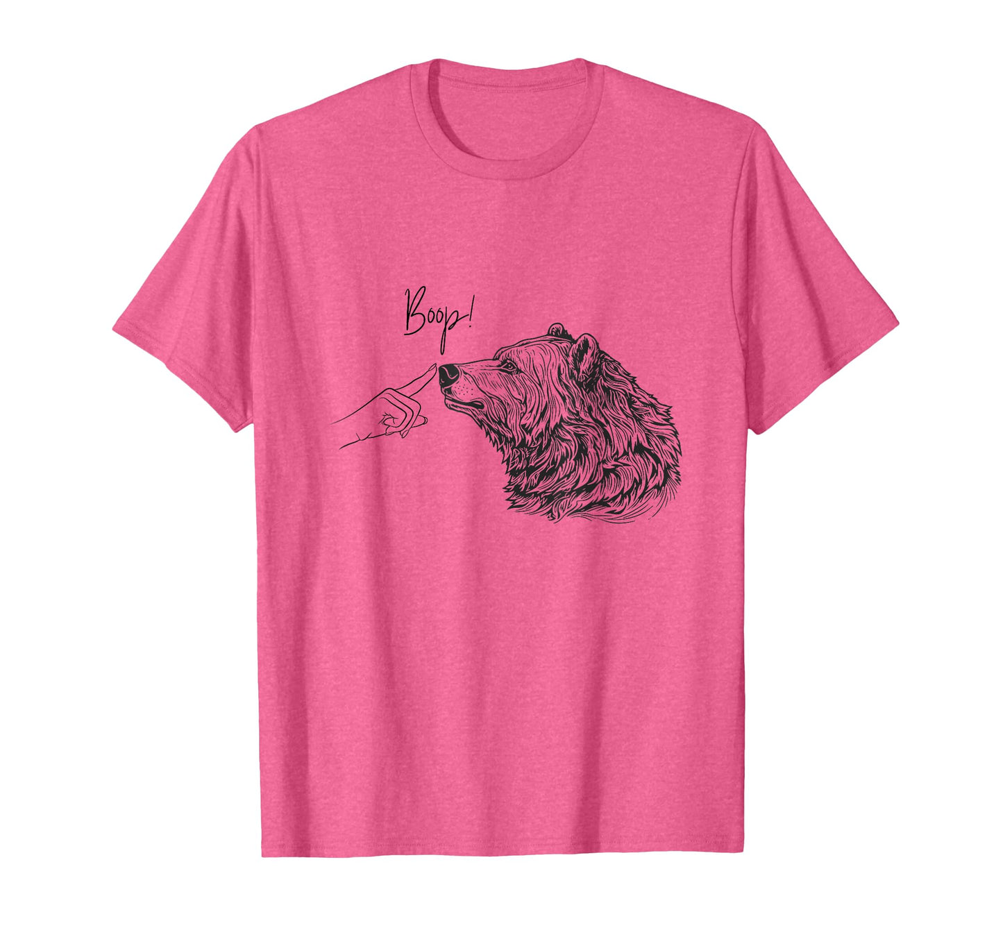 Boop Bear Funny Cute Nose Boop Forest Animal T-Shirt