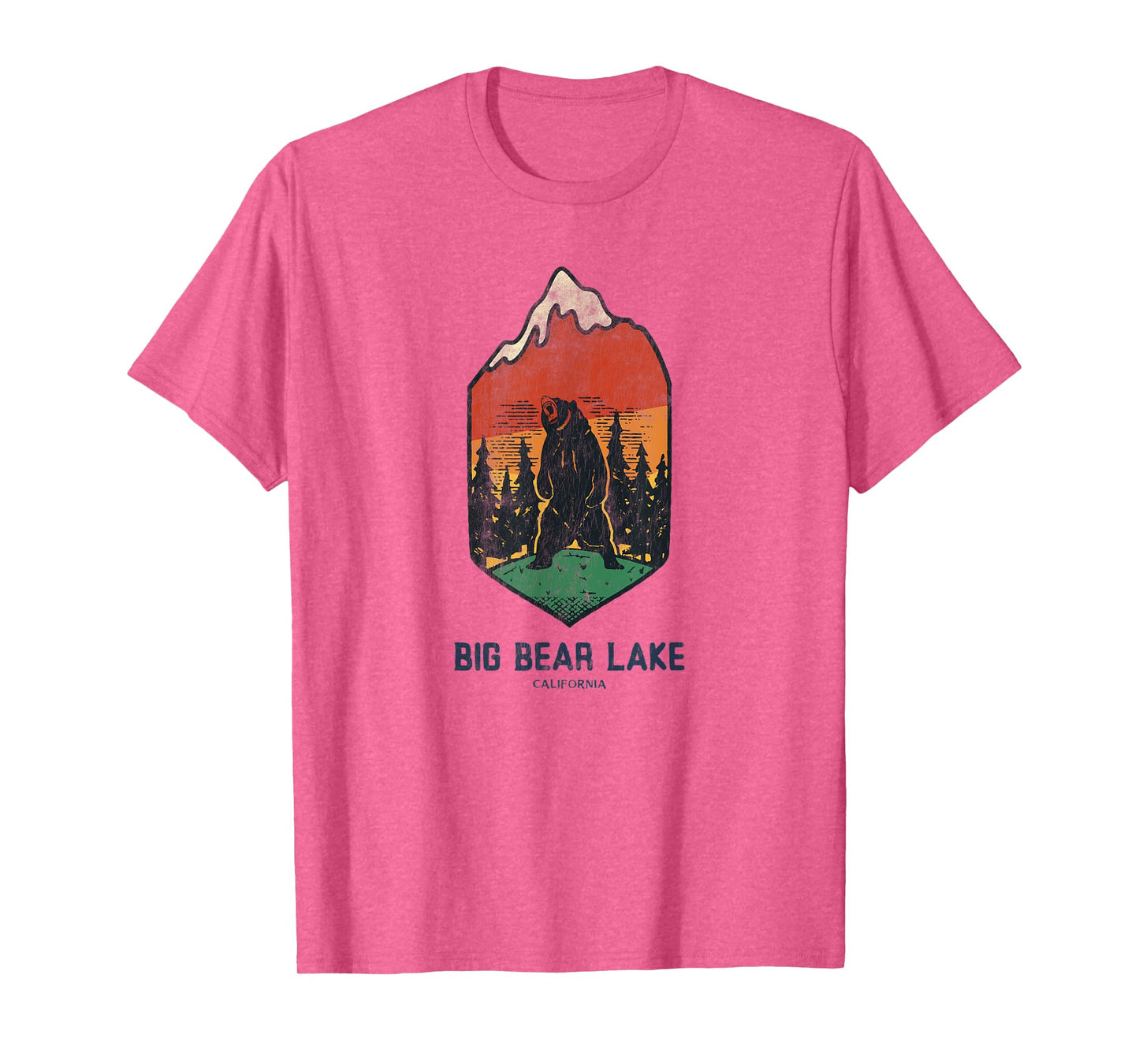 Vintage Retro Big Bear Lake California T-Shirt