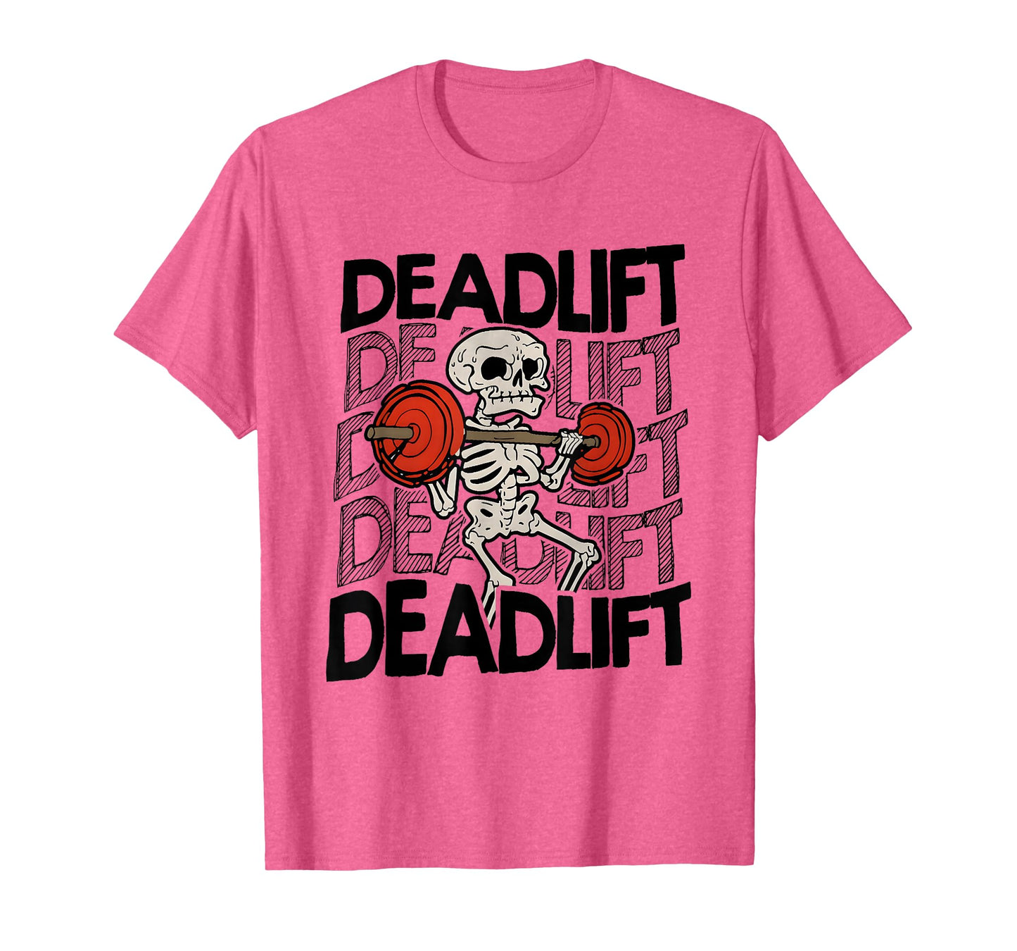 Skeleton Deadlift Gym Workout T-Shirt