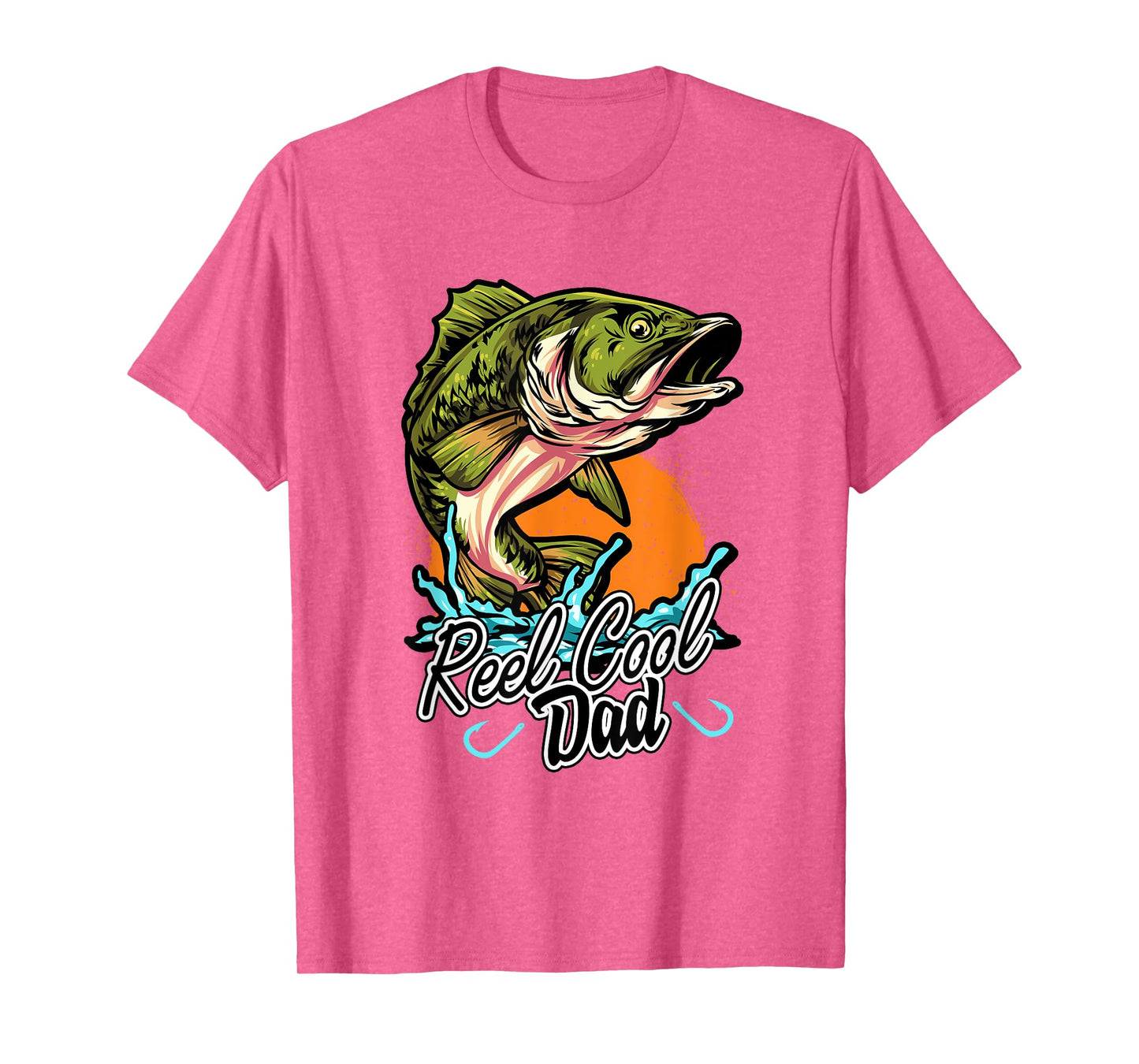 Funny Reel Fishing Fish Fisherman Fathers Dad Angling Angler T-Shirt