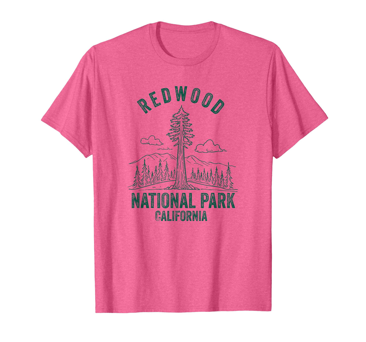 Redwood National Park Crescent City California Souvenir T-Shirt