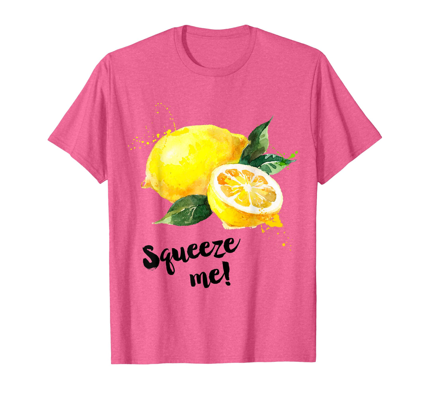 Funny Saying Fruit Illustration Print | Squeeze Me | Lemon T-Shirt