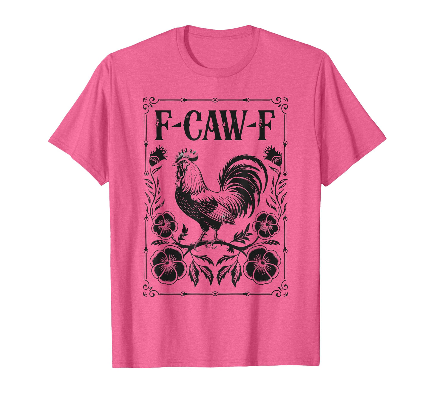 Funny Chicken F-CAW-F Humor FCAWF Chicken Meme Halloween T-Shirt