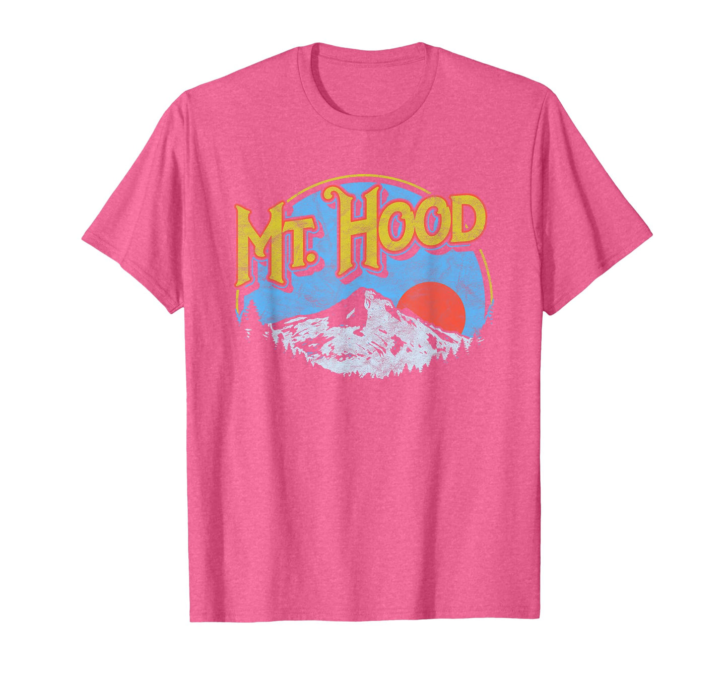 Vintage Mt Hood Oregon Nature & Outdoors Retro Graphic T-Shirt