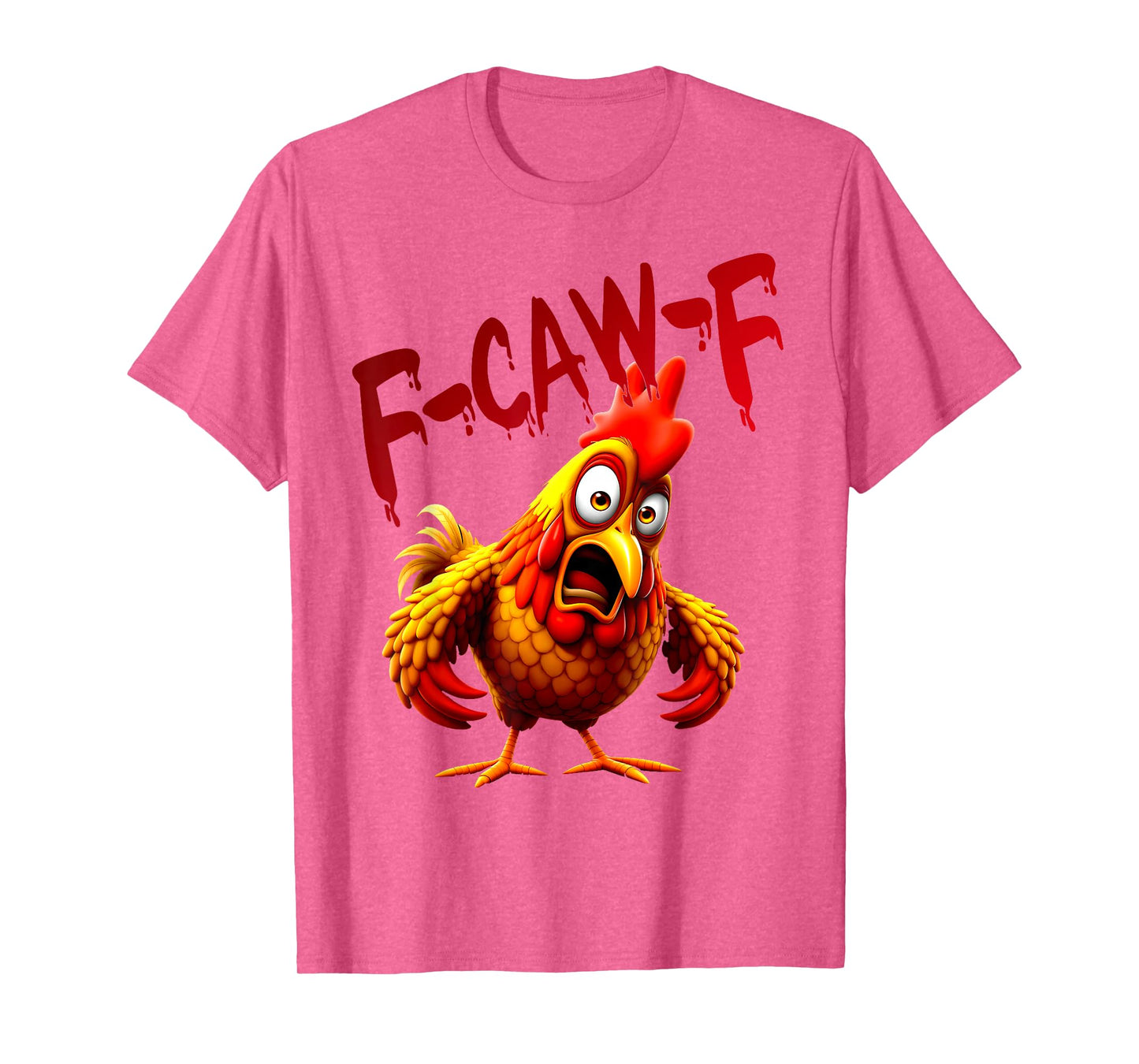 f-caw-f Funny Cow Chicken T-Shirt