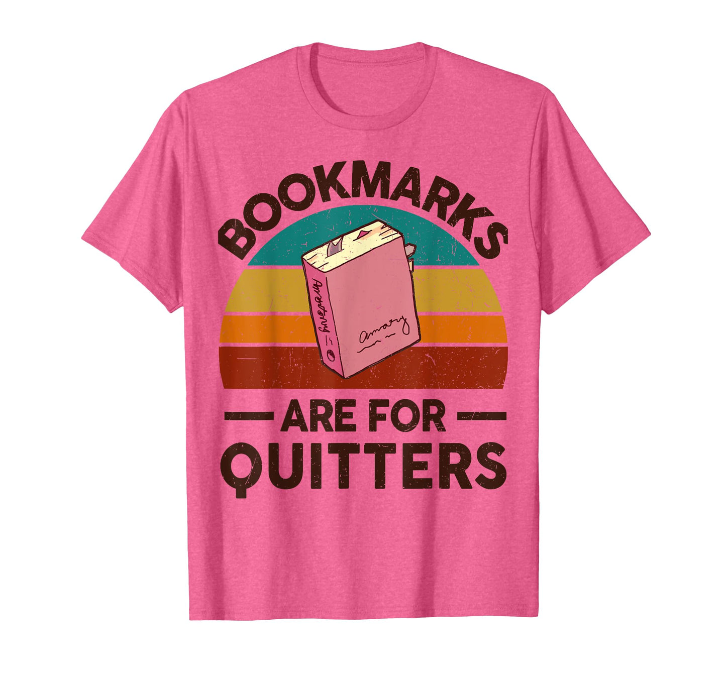 Funny Bookmarks For Quitter Reading Teacher-Shirt Nerdy Book T-Shirt
