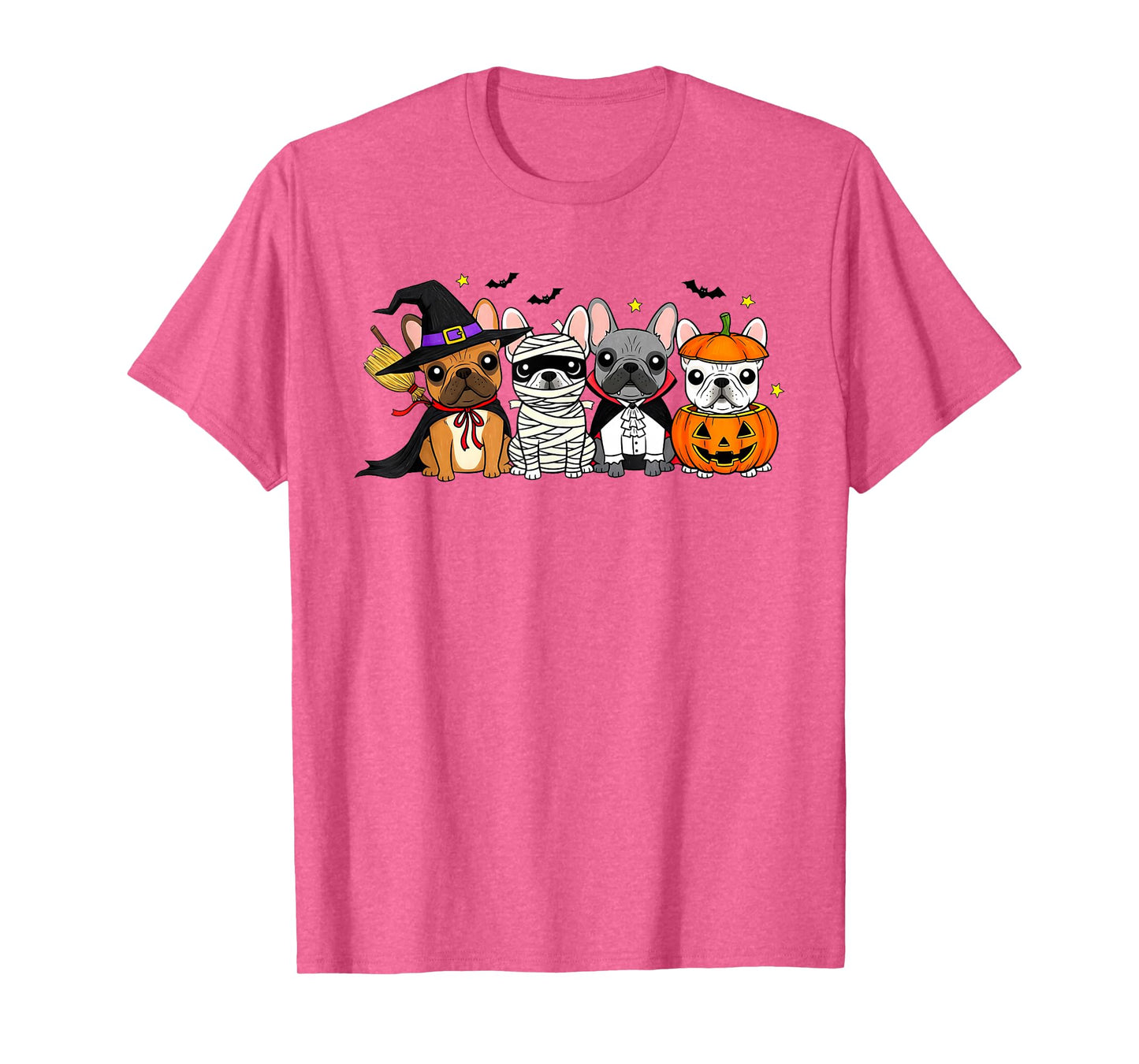 Mummy French Bulldog Halloween French Bulldog Witch Dog Mom T-Shirt