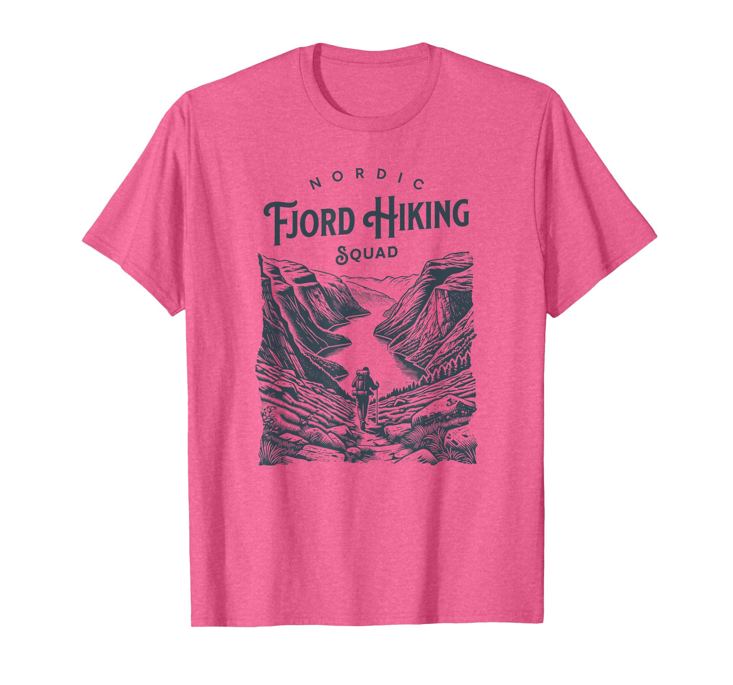 Norway Fjord Hiking Adventure Geiranger Outdoor Travel T-Shirt