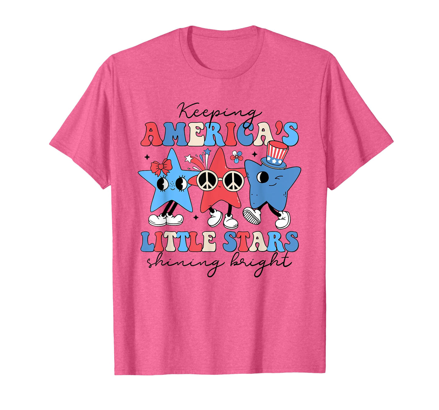 Keeping America's Little Stars Shining Bright 4th Of July Women Men T-Shirt