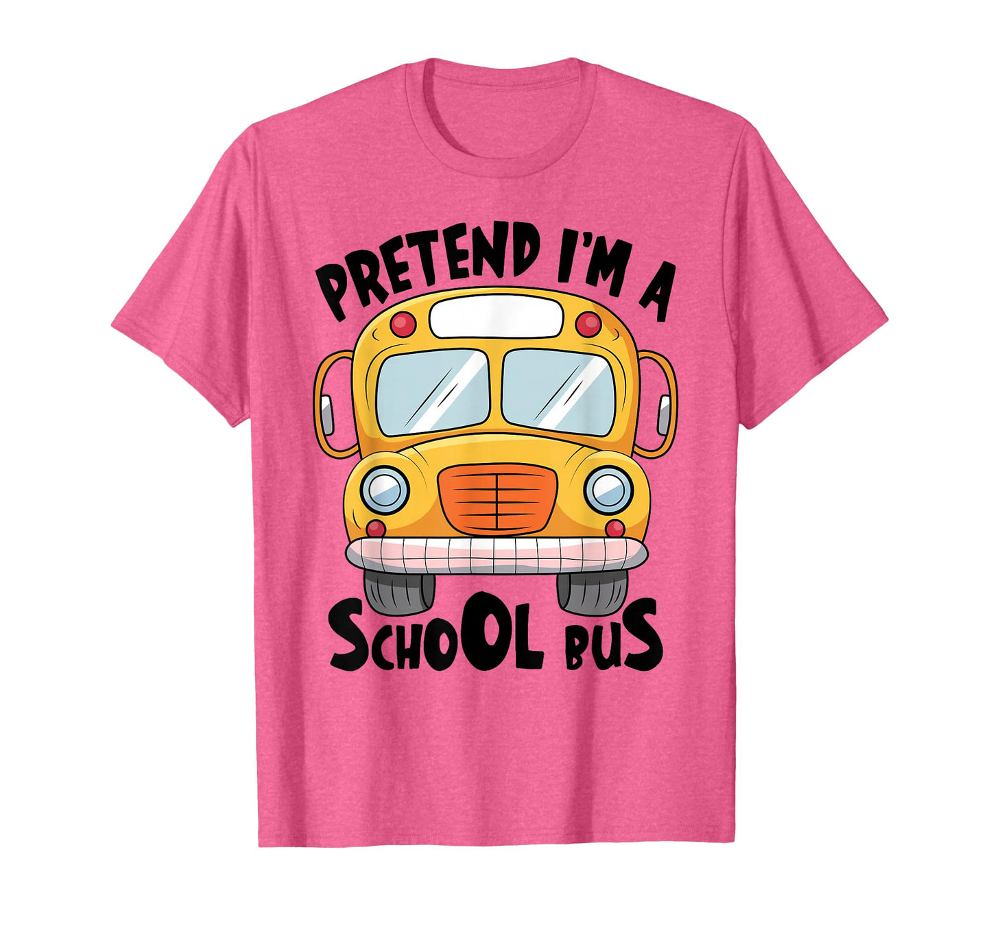Pretend I'm A School Bus Halloween Costume T-Shirt