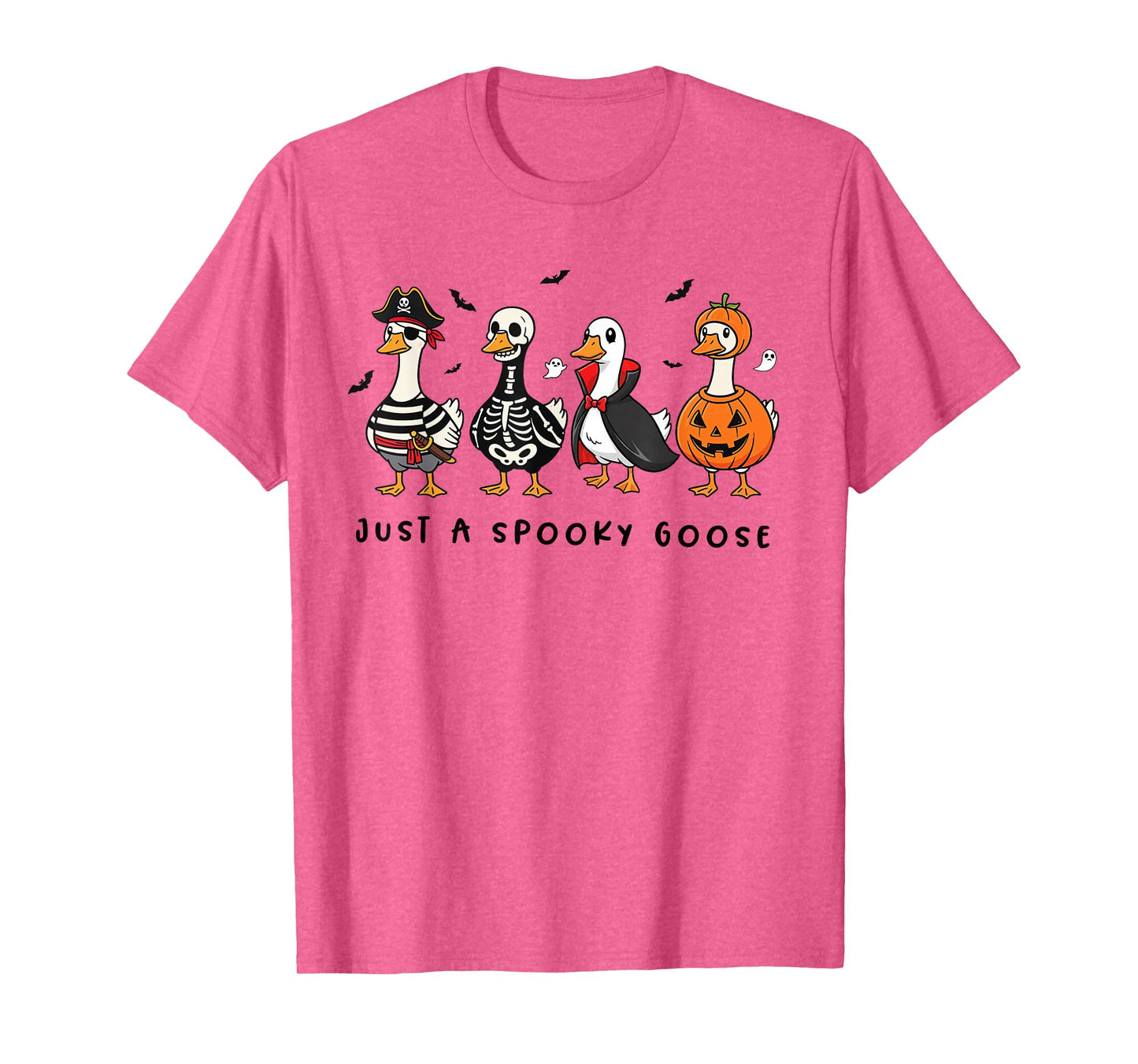 Just A Spooky Goose Halloween Silly Goose Funny Halloween T-Shirt