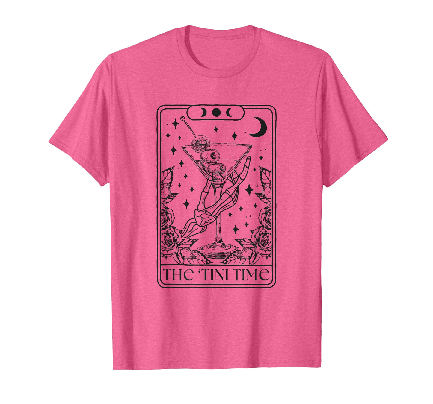 Dirty Martini Tarot Card Gothic Cocktail Halloween T-Shirt