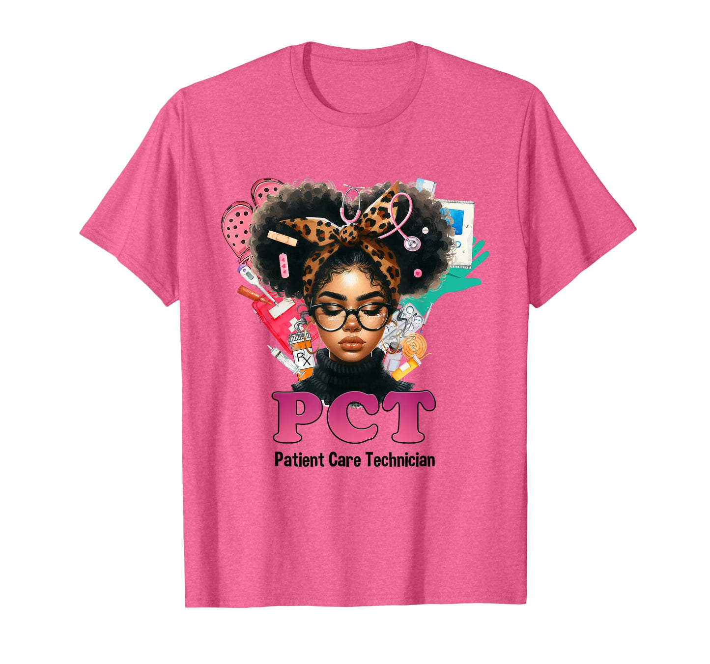 In My Patient Care Technician Era PCT Affrican PCT women T-Shirt