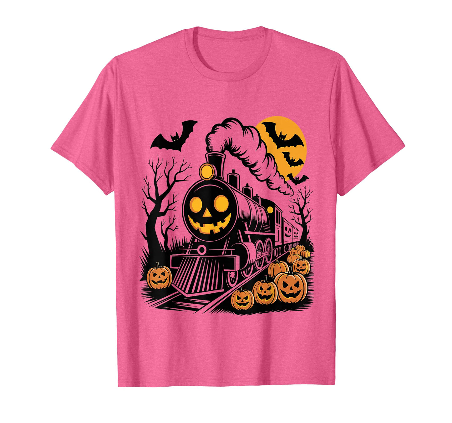 Halloween Train Pumpkin Costume Train Lover T-Shirt