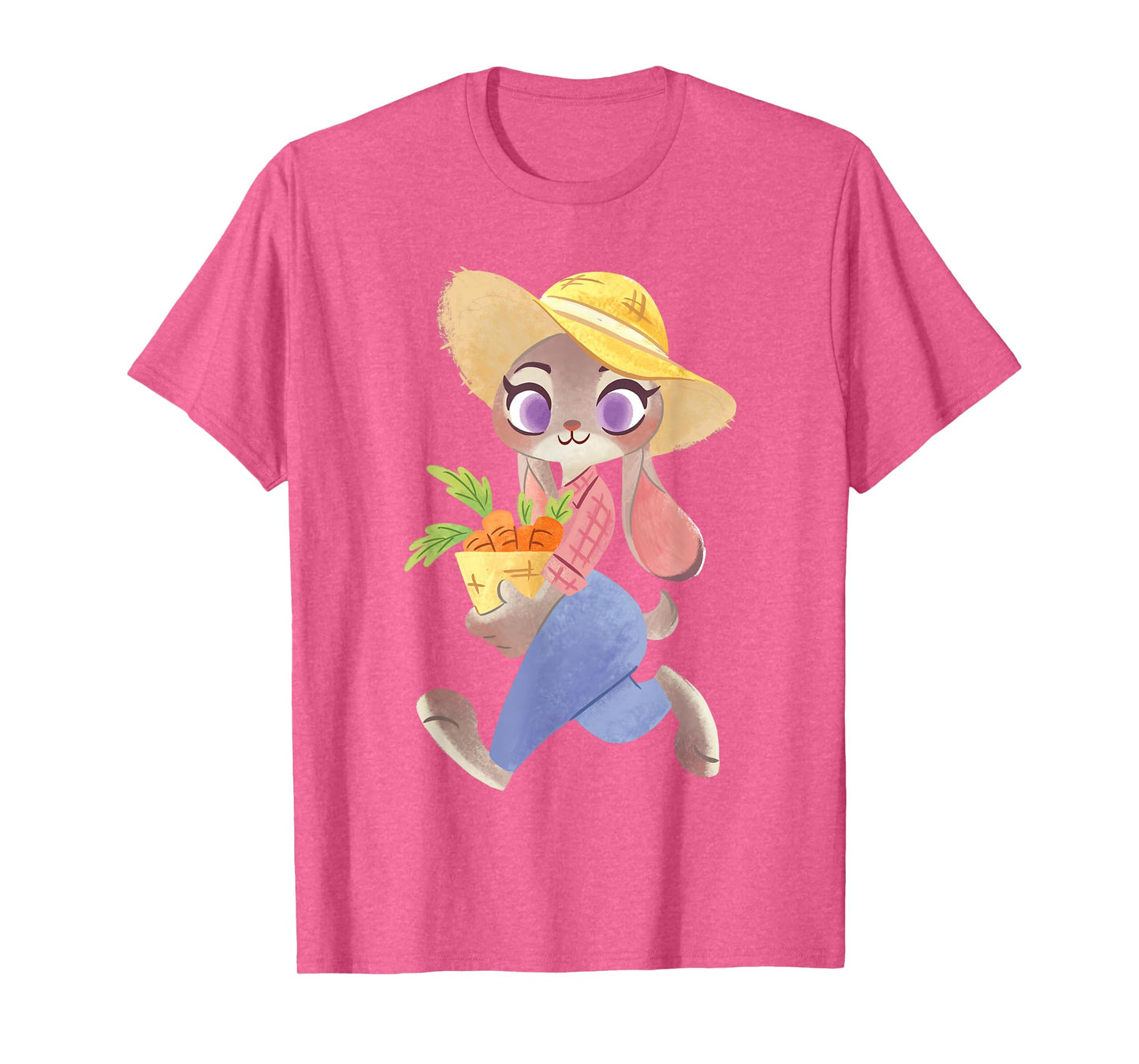 Disney Zootopia Judy Hopps Farm Outfit Picking Up Carrots T-Shirt