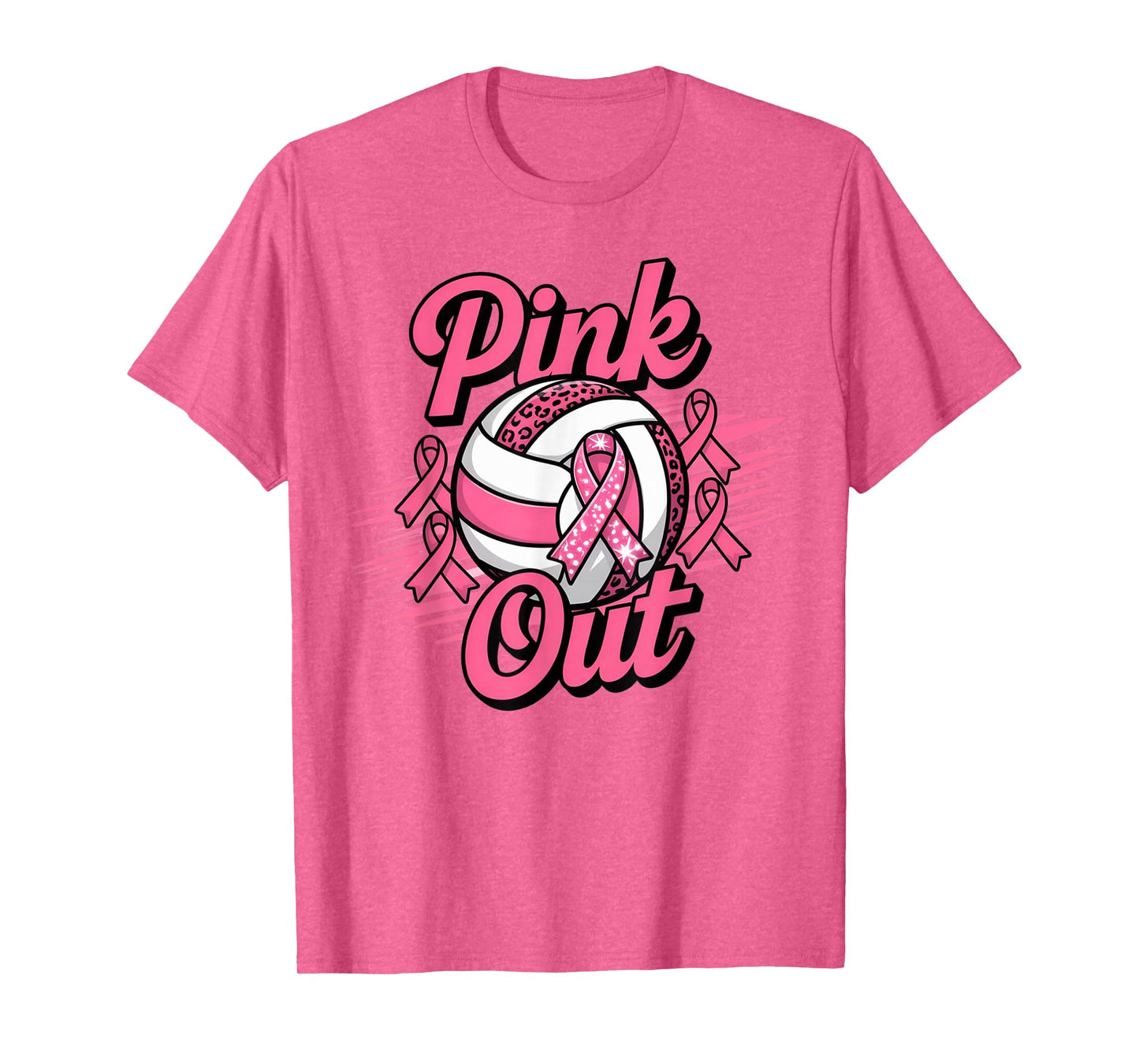 Pink Out Volleyball T-Shirt