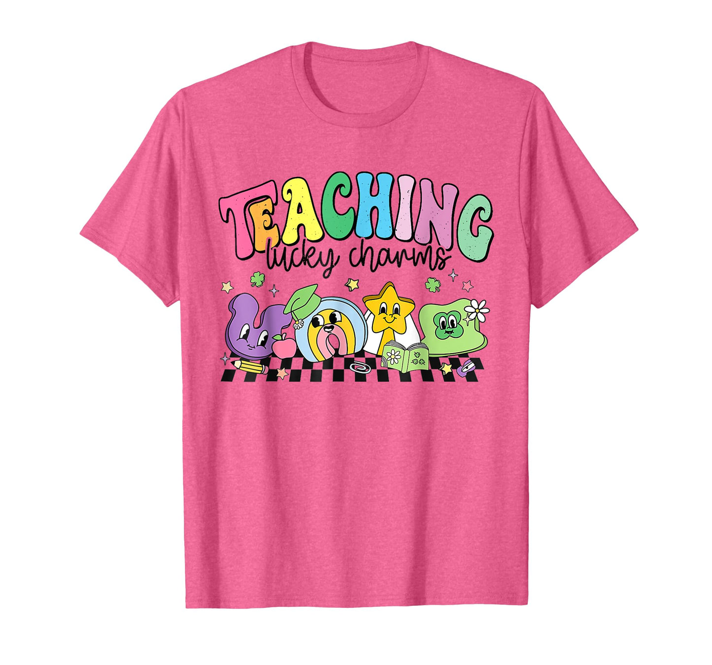 St Patricks Day Teacher Shirt Teaching Lucky Charm T-Shirt