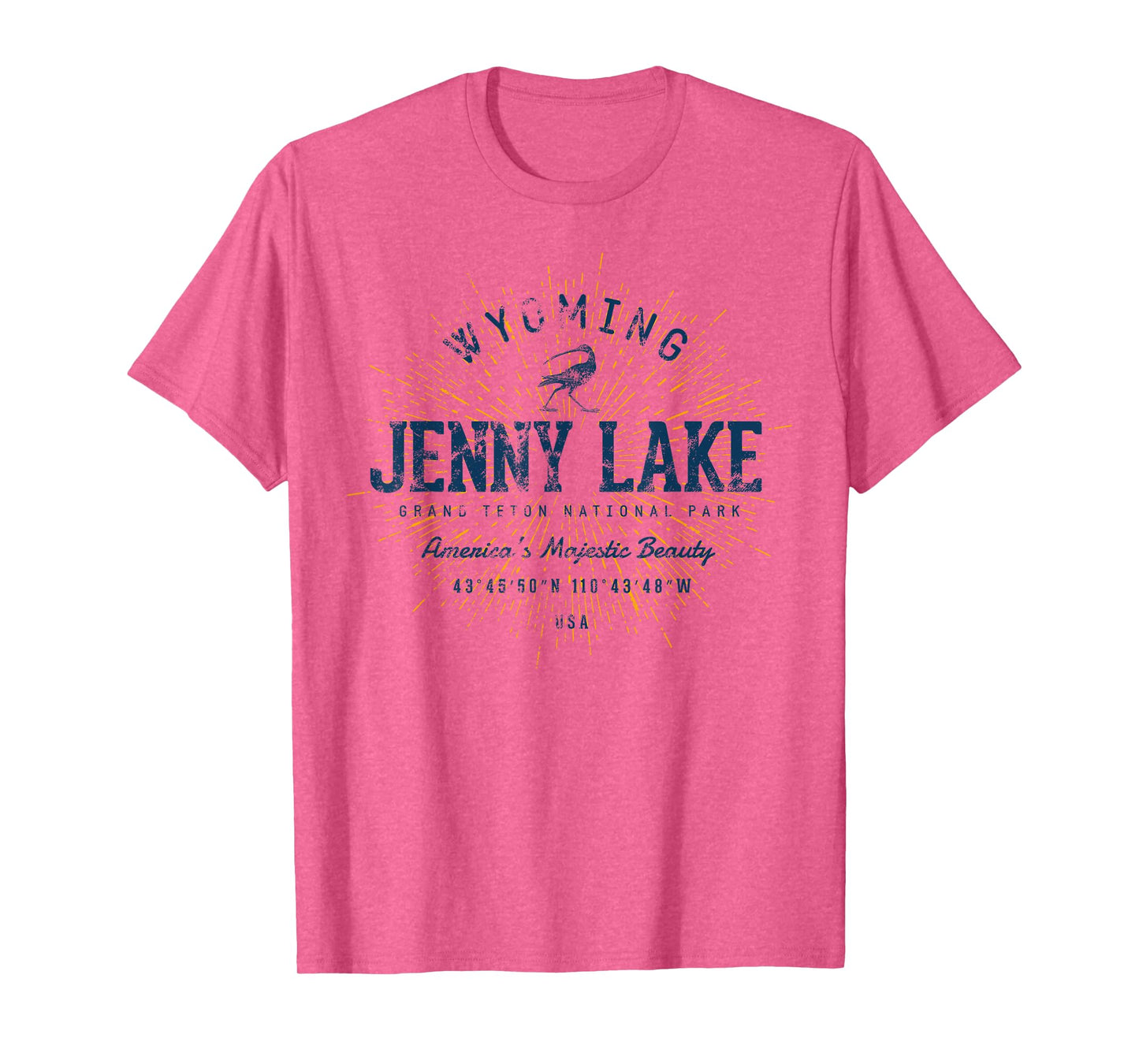 Vintage Retro Style Jenny Lake T-Shirt