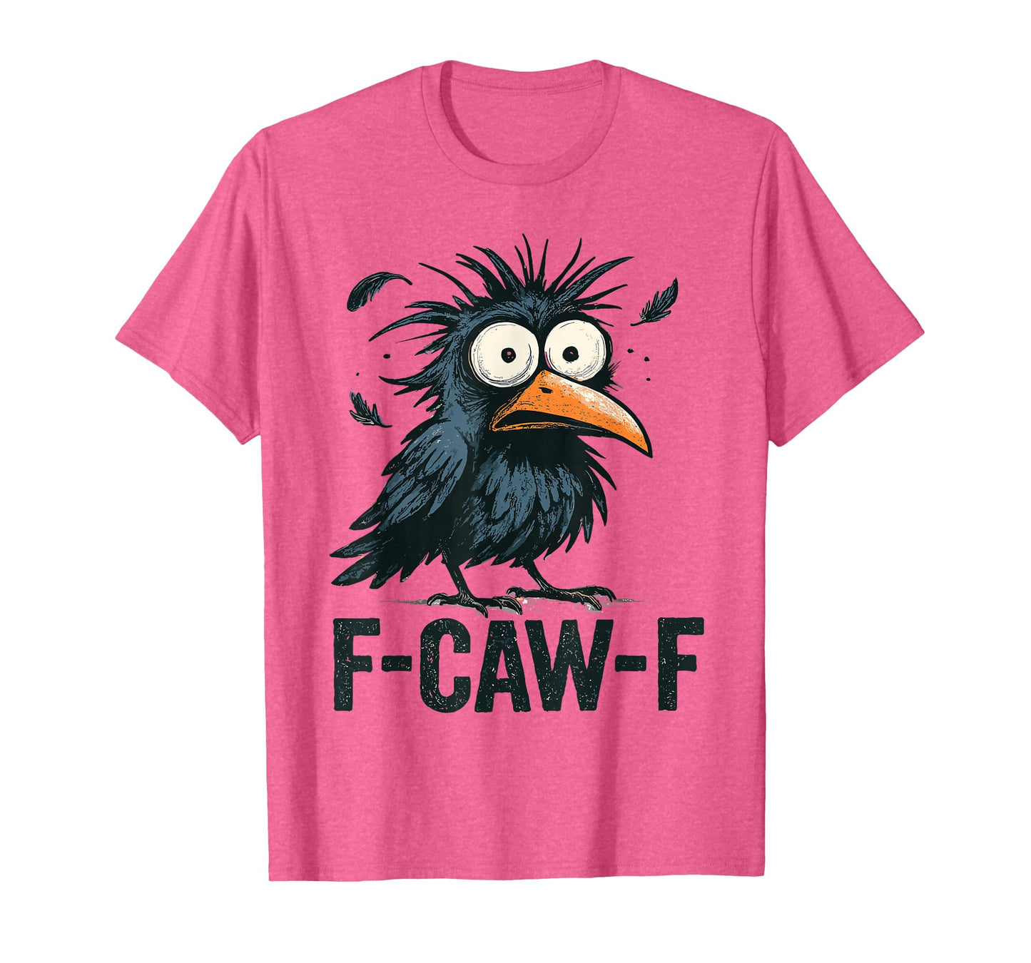 F-Caw-F Crow Funny Gothic Humor Halloween Moon T-Shirt