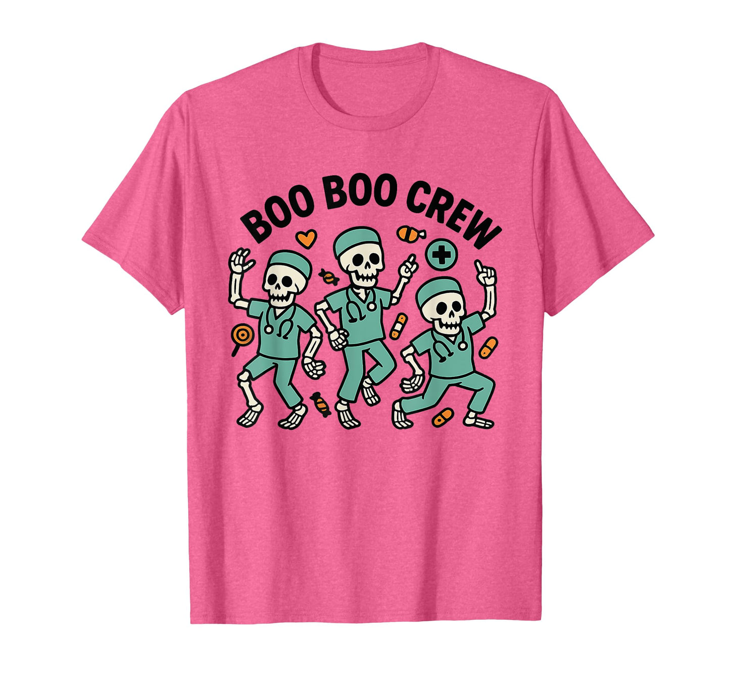 Boo Boo Crew Skeleton Shift for Nurses T-Shirt